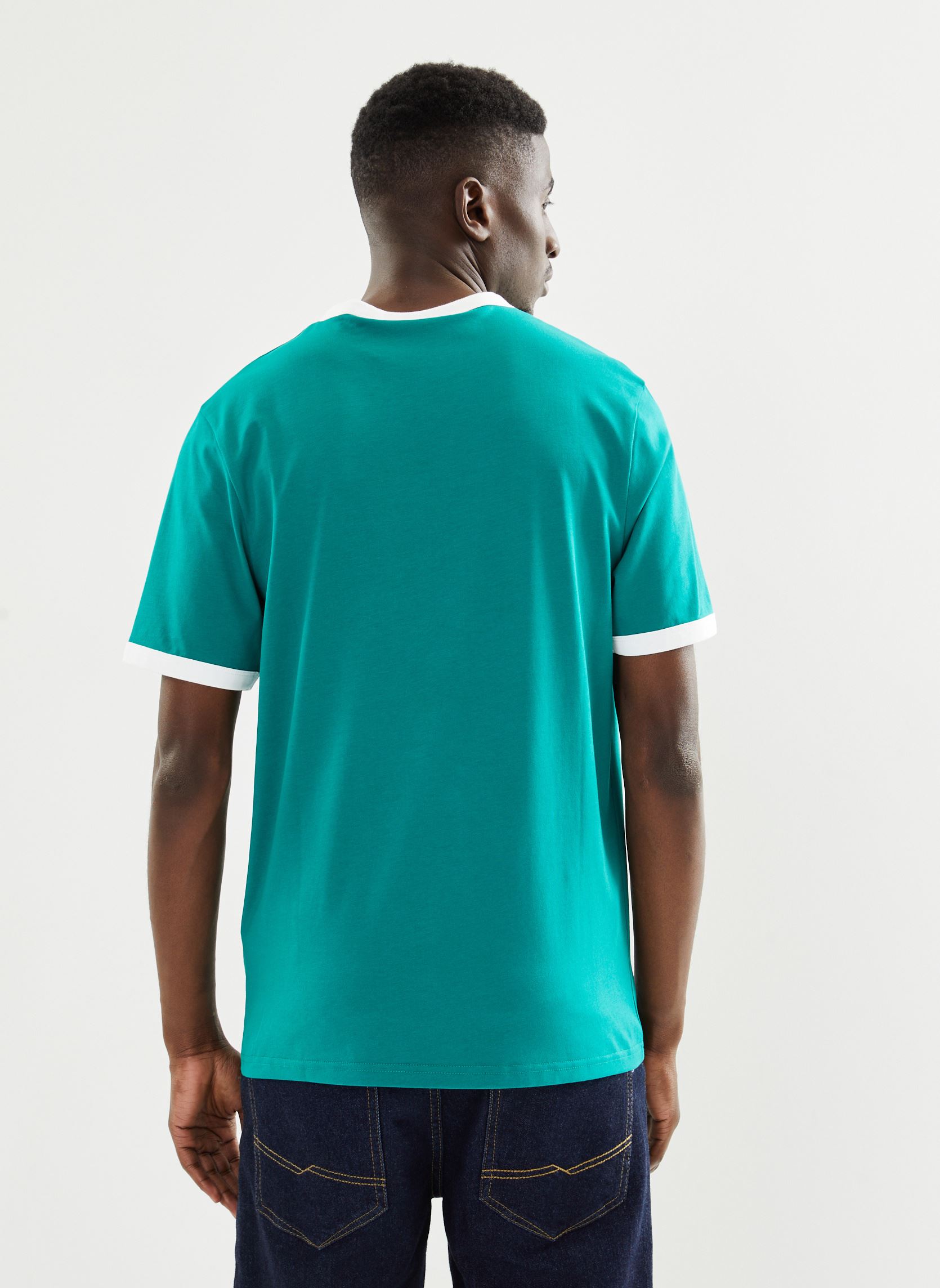 Tee-shirts Ringer T-shirt homme multicolore Lyle & Scott Tee-shirts Ringer T-shirt homme multicolore COURT GREEN / WHITE