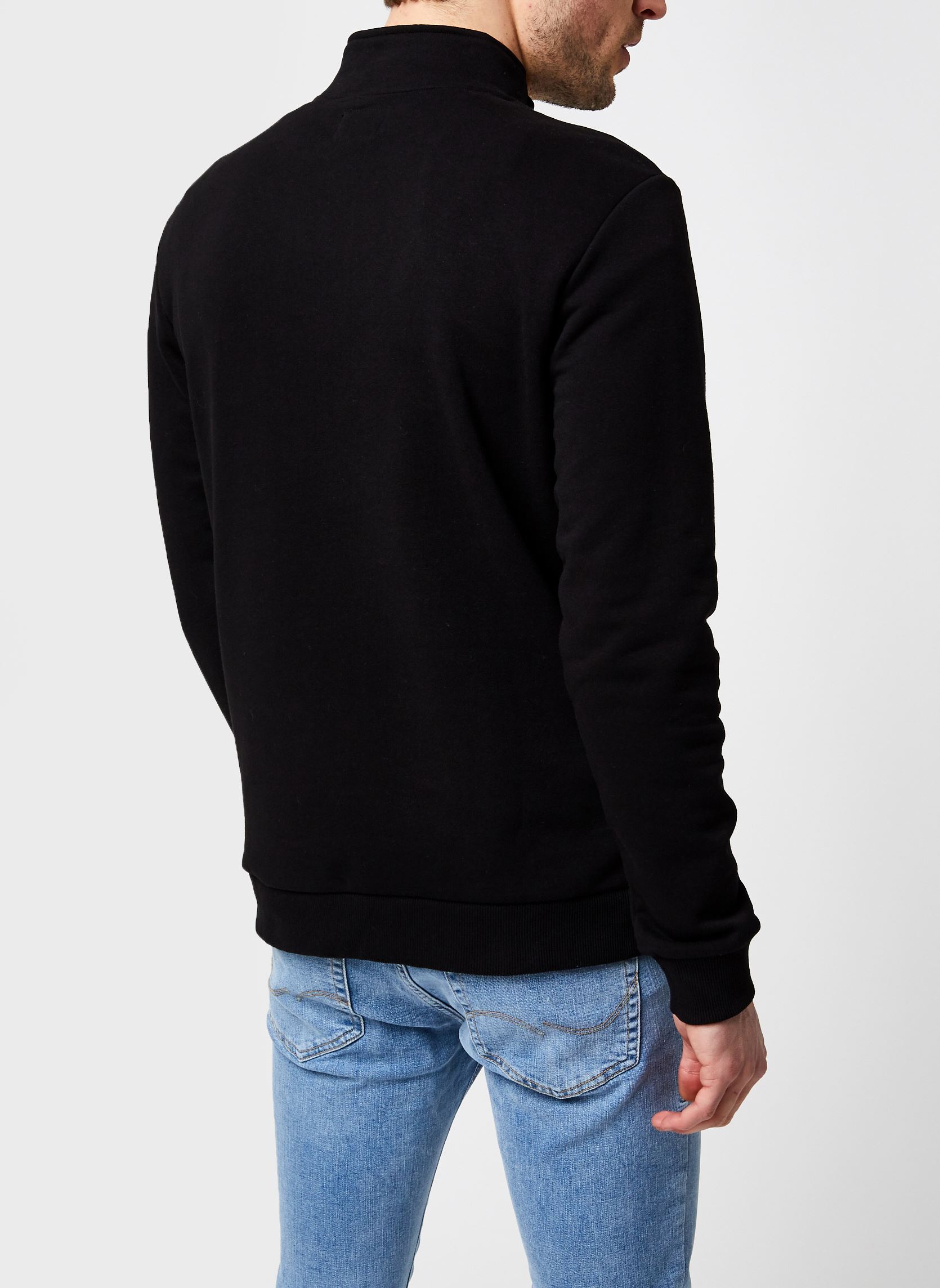 Sweats zippés Onsceres Life Half Zip Sweat homme noir Only & Sons Sweats zippés Onsceres Life Half Zip Sweat homme noir BLACK