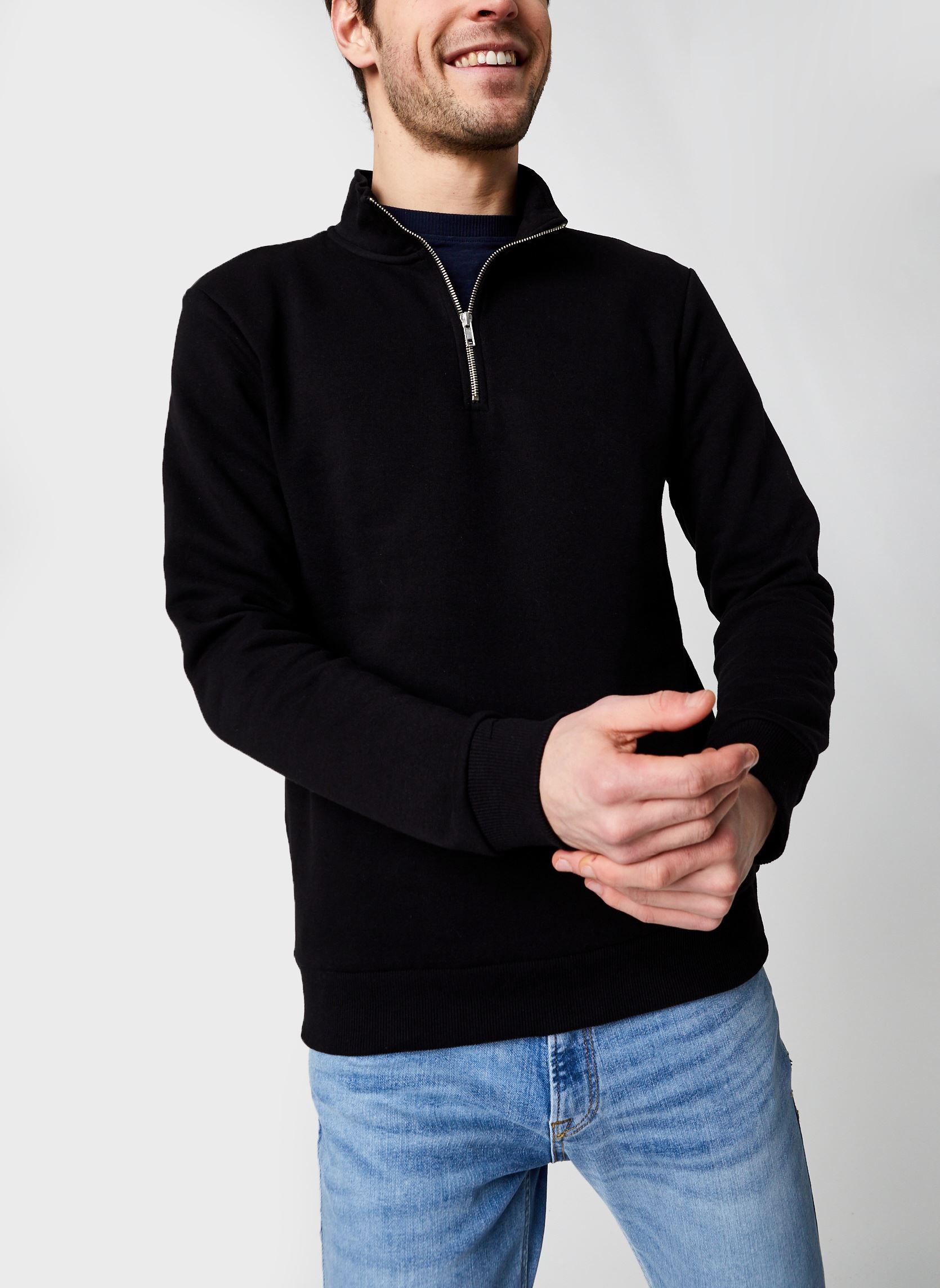 Vêtements Only & Sons Onsceres Life Half Zip Sweat pour Accessoires
