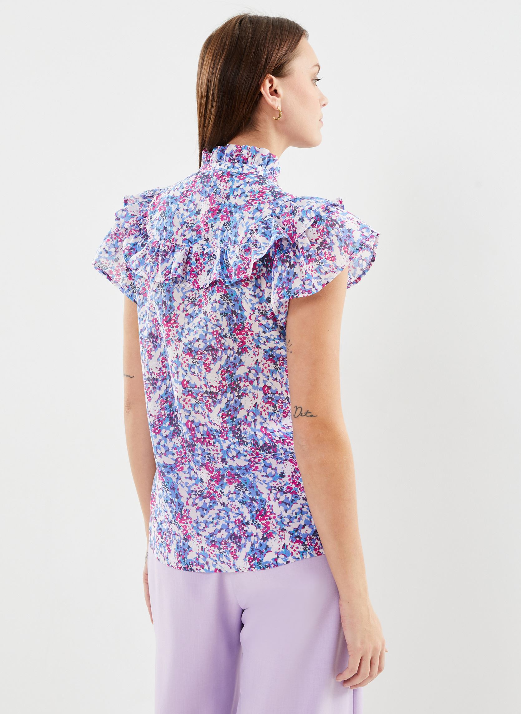 Blusen Laura damen rosa Suncoo Blusen Laura damen rosa Fuchsia