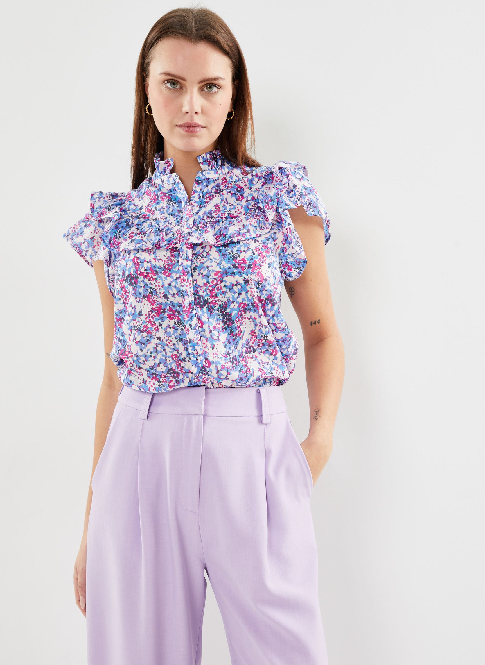 Blusen Laura damen rosa Suncoo Blusen Laura damen rosa Fuchsia
