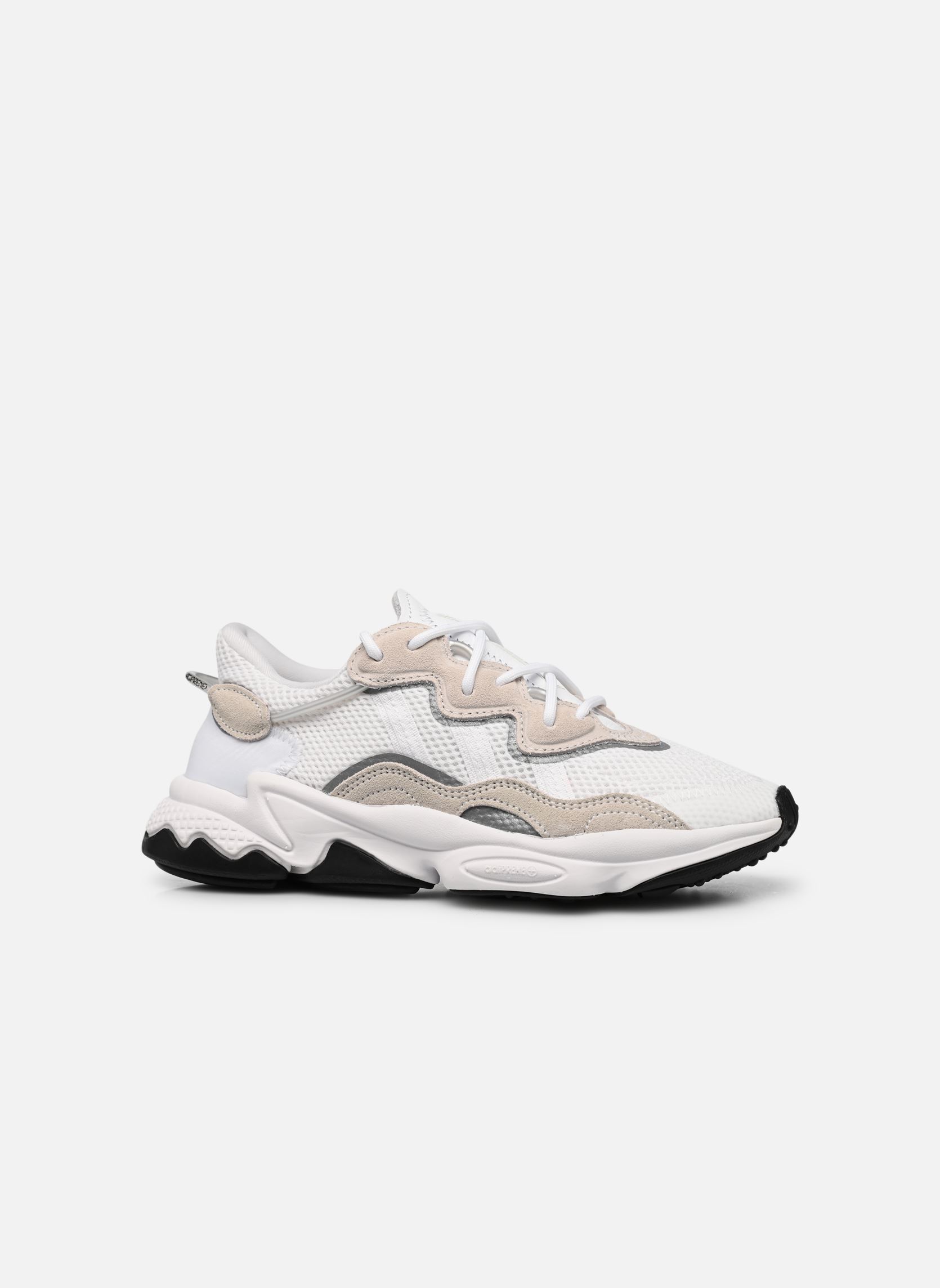 Baskets basses Ozweego J blanc adidas originals Baskets basses Ozweego J blanc FTWWHT/FTWWHT/CBLACK