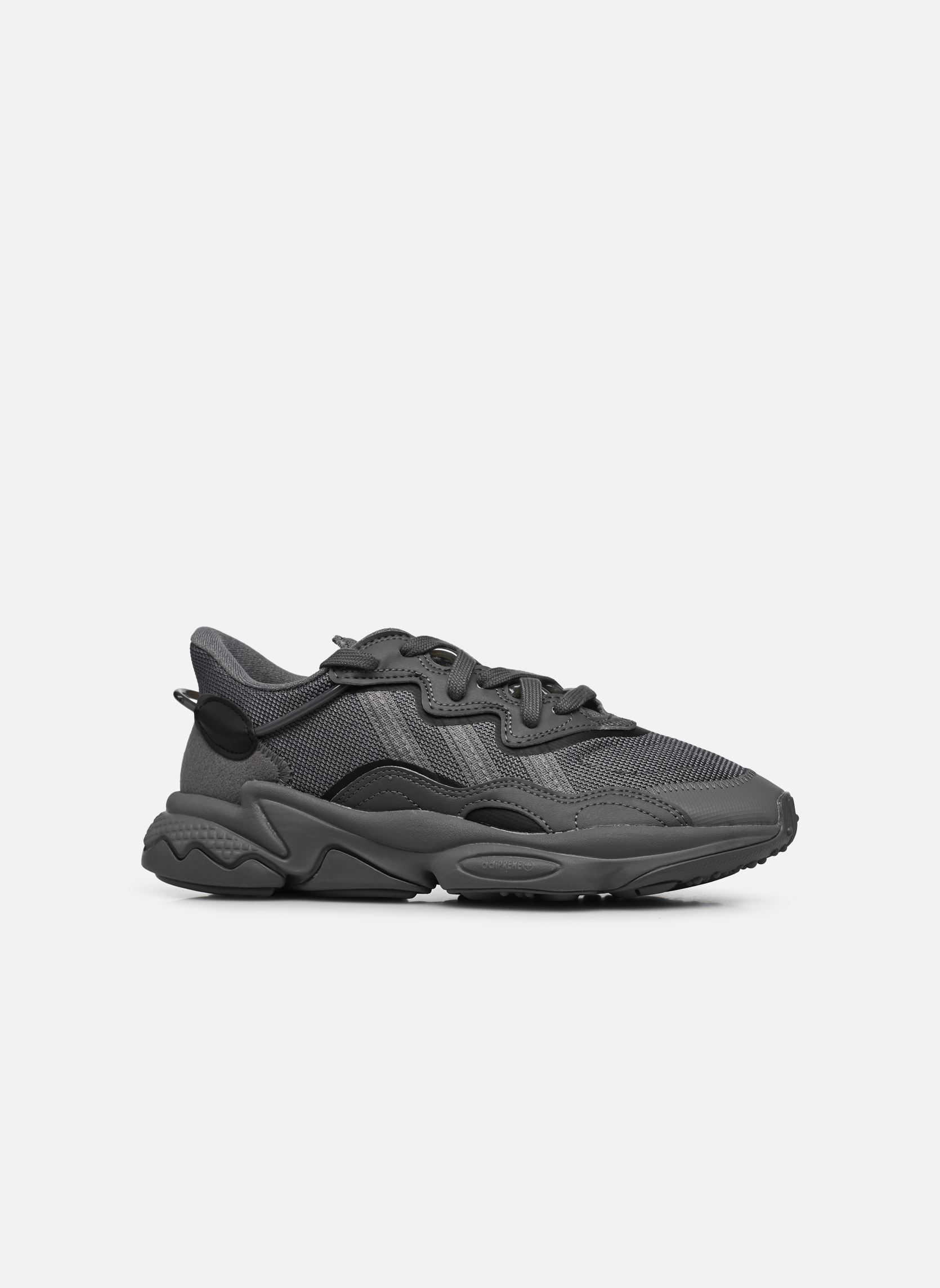 Niedrige Sneaker Ozweego J grau adidas originals Niedrige Sneaker Ozweego J grau Grefou/Grefiv/Grefou