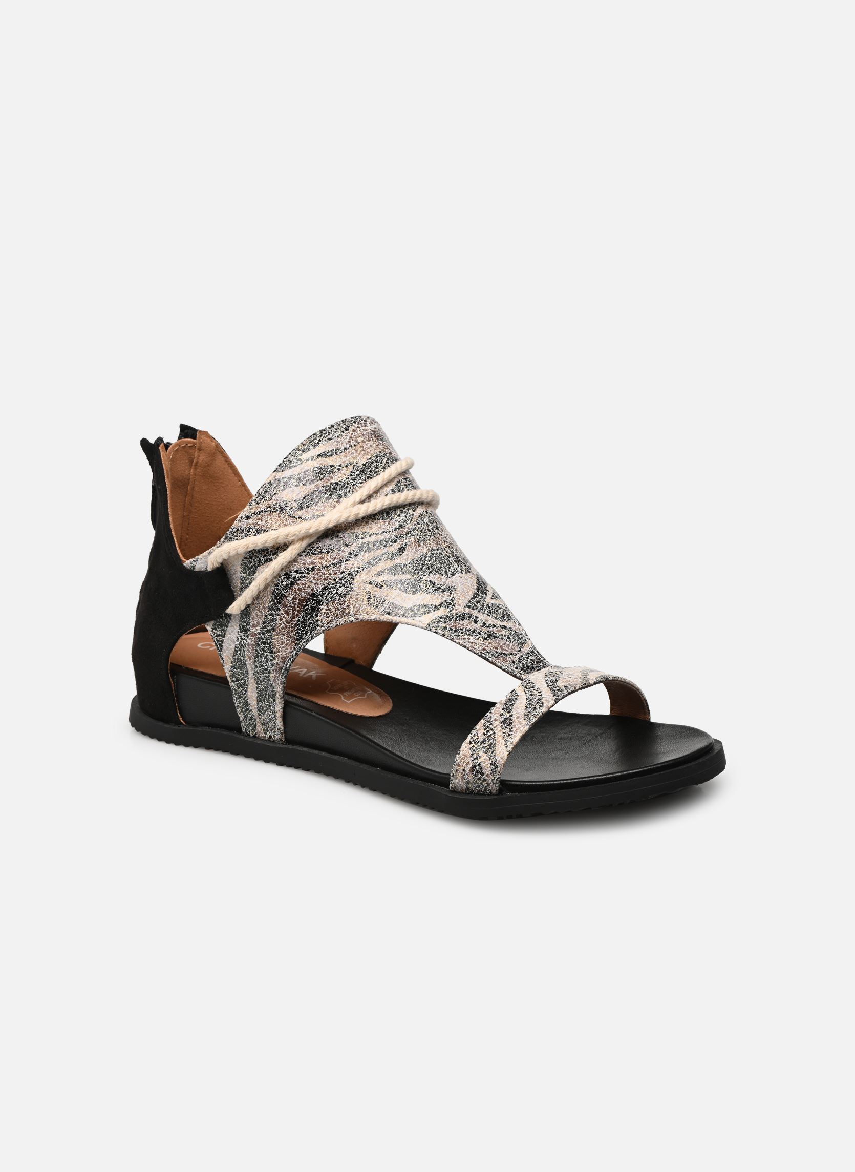 Sandalen JOY dames zwart Chattawak Sandalen JOY dames zwart zebra