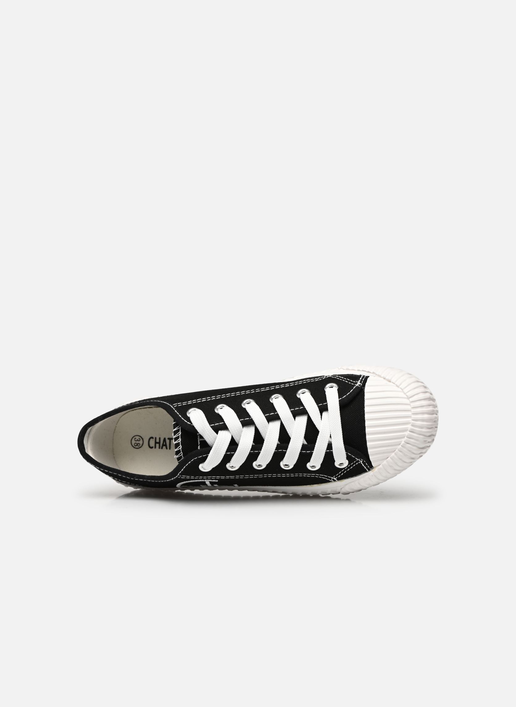 Leinen-Sneaker ROMAN damen schwarz Chattawak Leinen-Sneaker ROMAN damen schwarz Noir