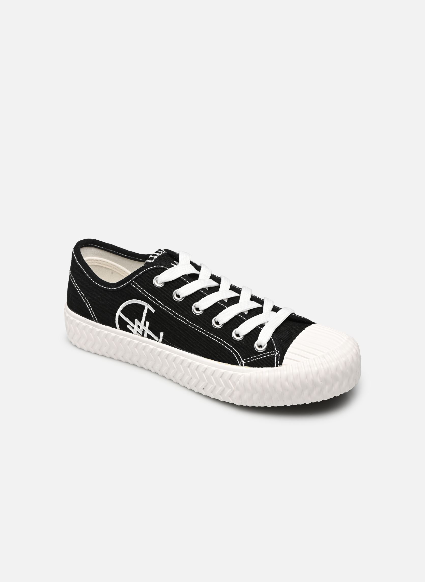Leinen-Sneaker ROMAN damen schwarz Chattawak Leinen-Sneaker ROMAN damen schwarz Noir