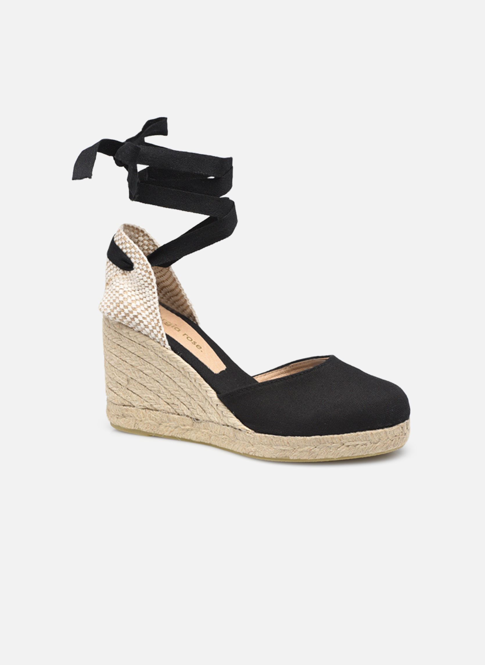 Espadrilles compensées et plateformes Daena femme noir Georgia Rose Espadrilles compensées et plateformes Daena femme noir NOIR