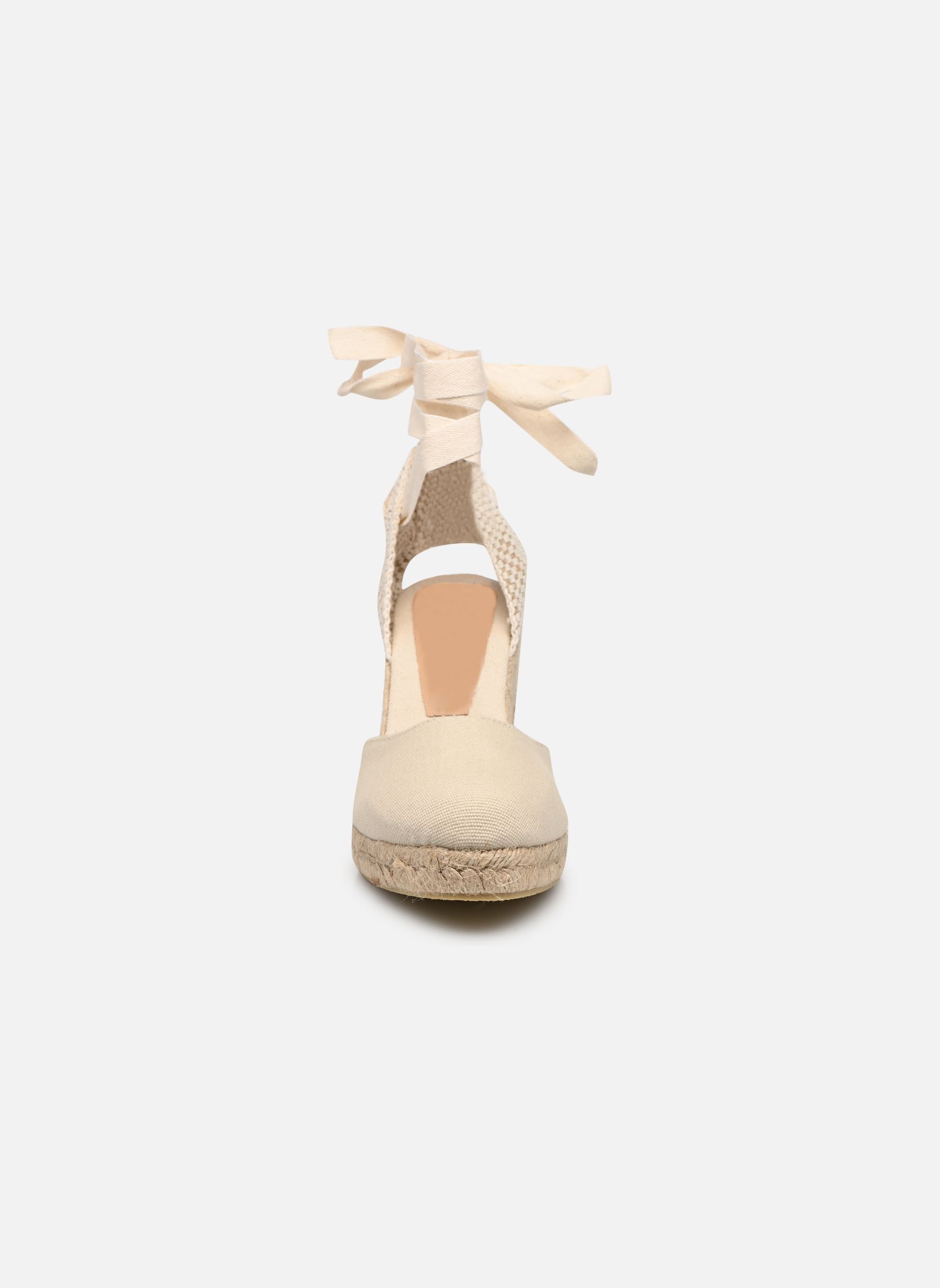Espadrilles compensées et plateformes Daena femme blanc Georgia Rose Espadrilles compensées et plateformes Daena femme blanc ECRU