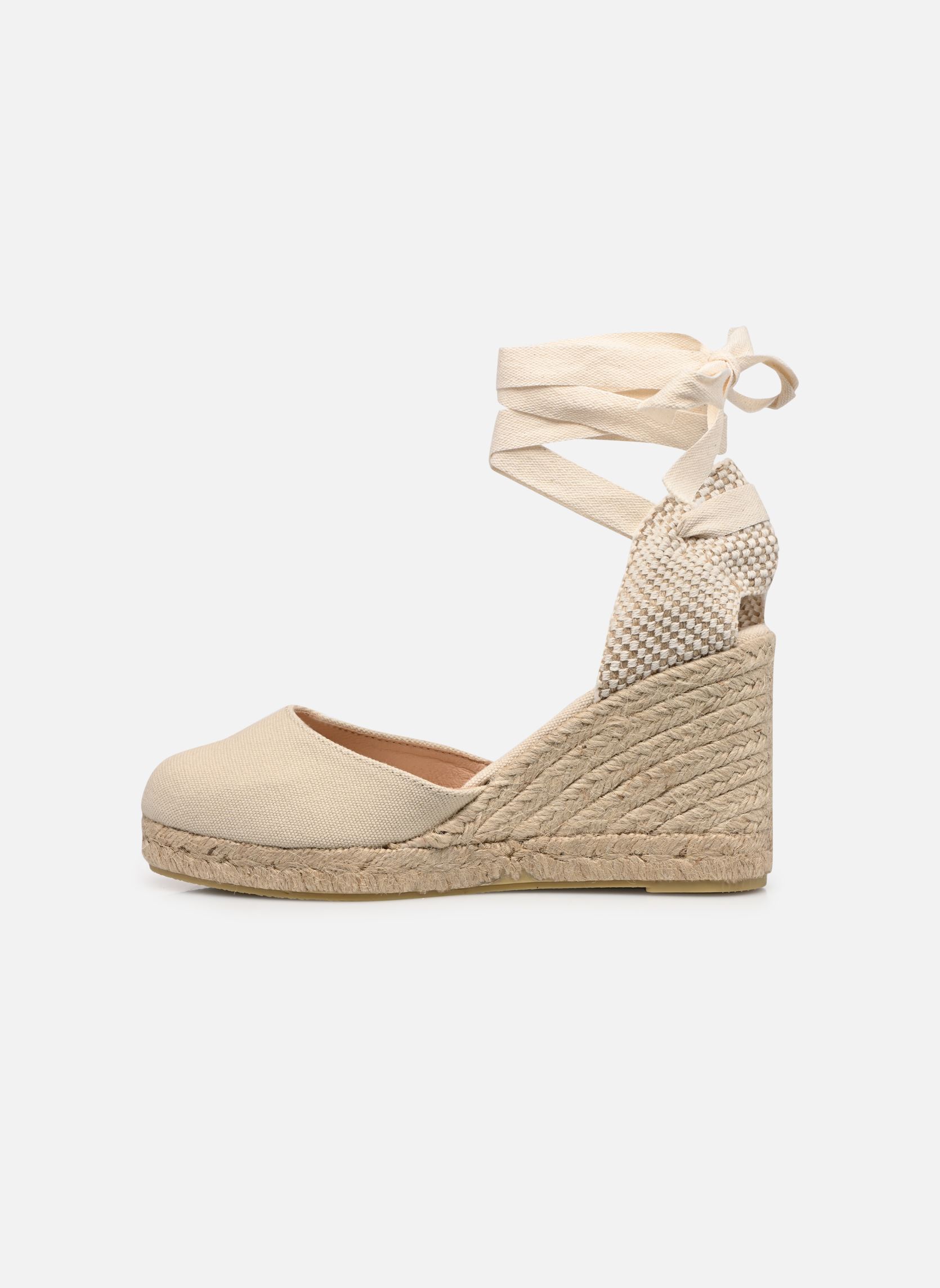 Espadrilles compensées et plateformes Daena femme blanc Georgia Rose Espadrilles compensées et plateformes Daena femme blanc ECRU