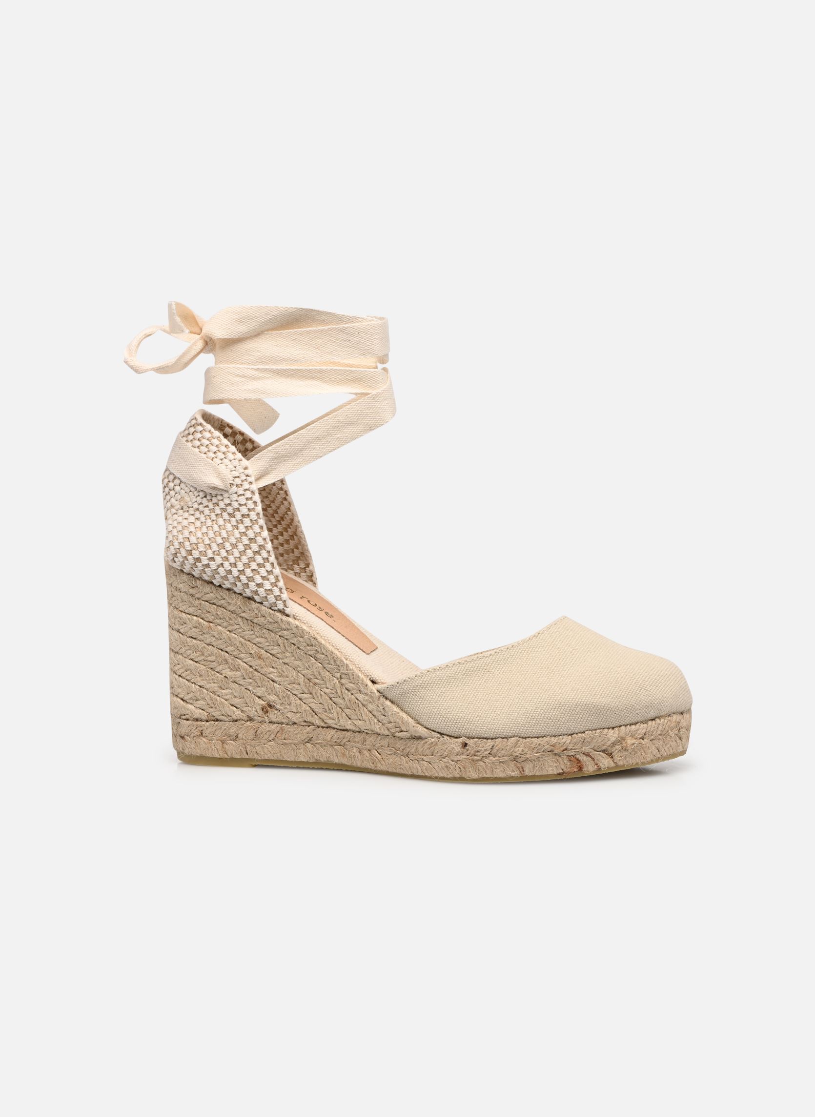 Espadrilles compensées et plateformes Daena femme blanc Georgia Rose Espadrilles compensées et plateformes Daena femme blanc ECRU