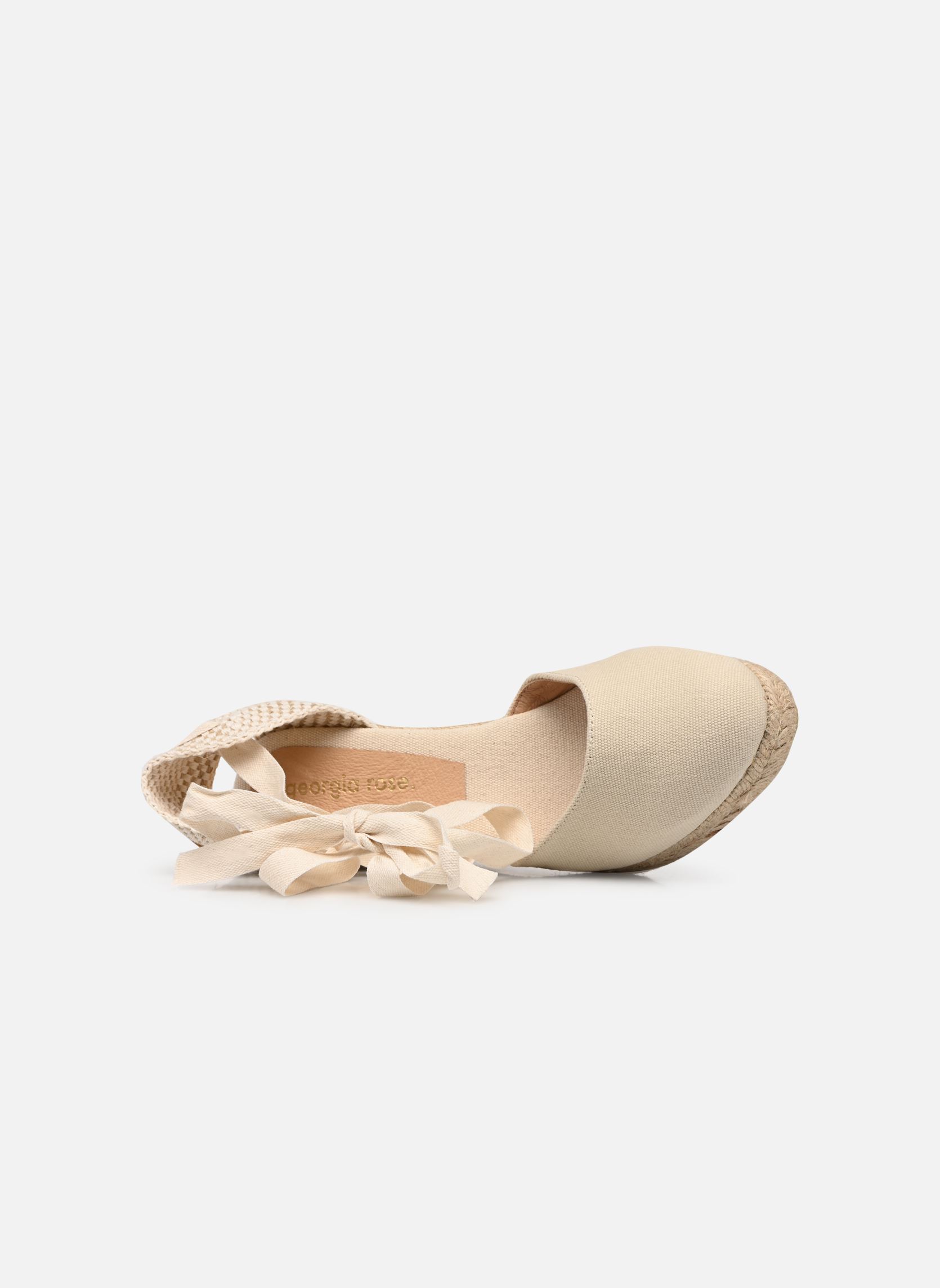 Espadrilles compensées et plateformes Daena femme blanc Georgia Rose Espadrilles compensées et plateformes Daena femme blanc ECRU