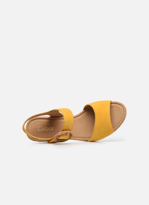 gabor yellow sandals