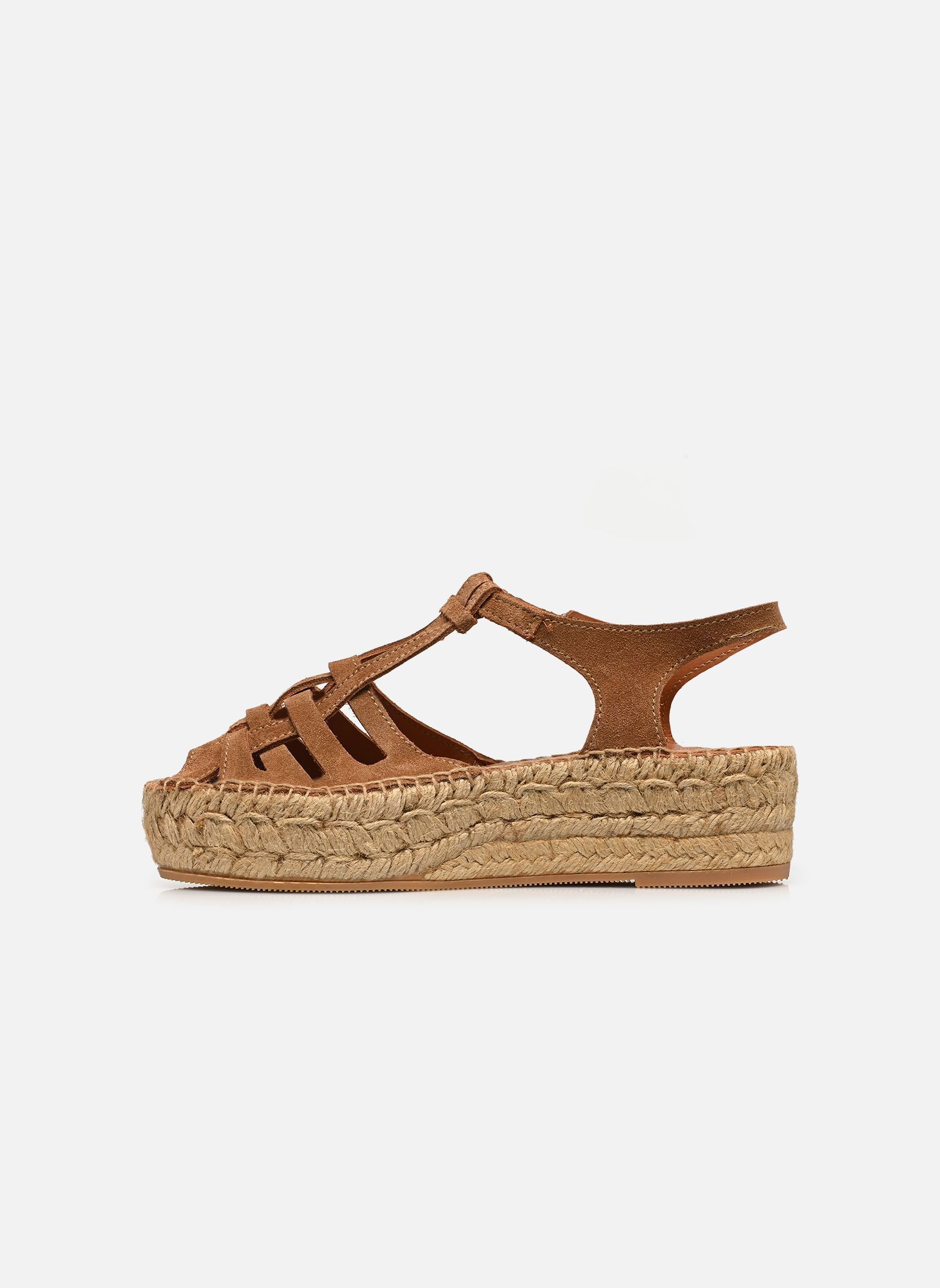 Keil- und Plateau-Espadrilles Bemol damen braun Naguisa Keil- und Plateau-Espadrilles Bemol damen braun CARAMEL