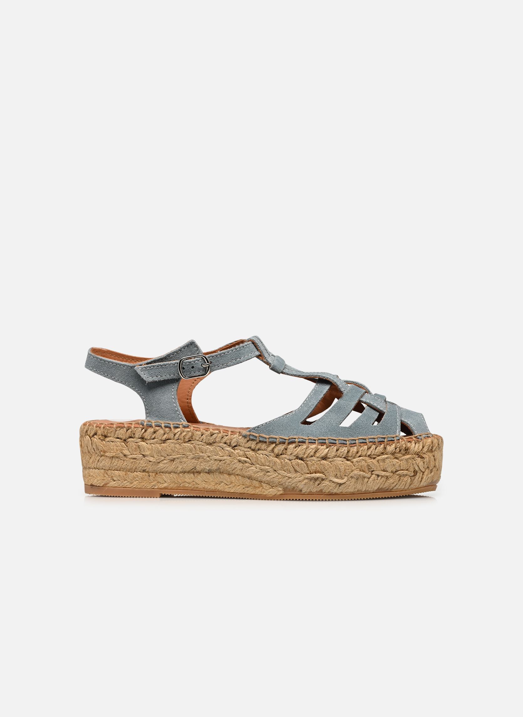Espadrilles compensées et plateformes Bemol femme bleu Naguisa Espadrilles compensées et plateformes Bemol femme bleu DENIM