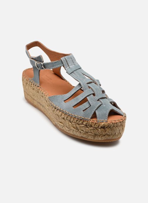 Naguisa Keil- und Plateau-Espadrilles Bemol damen blau
