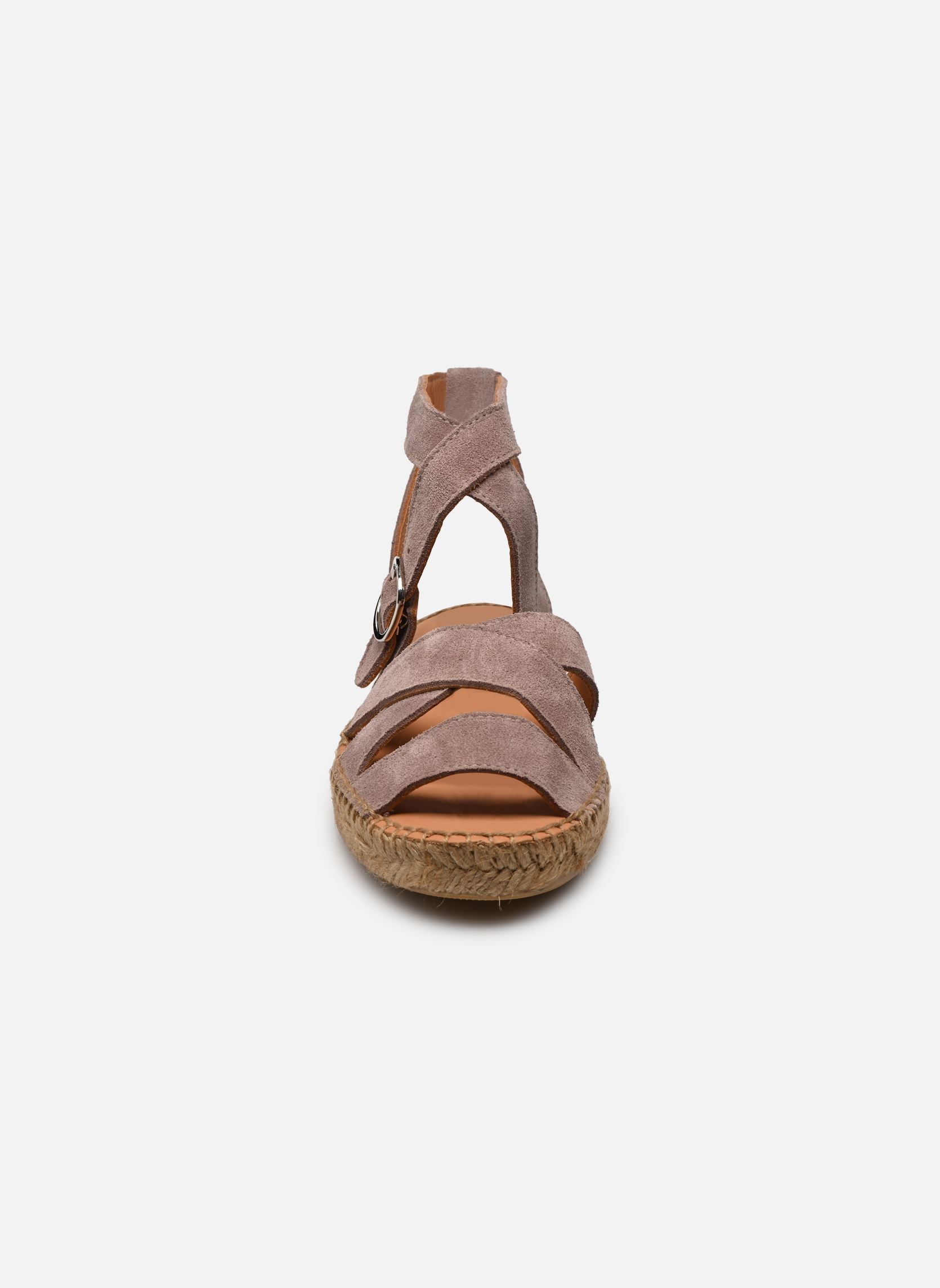 Platte espadrilles Borda dames roze Naguisa Platte espadrilles Borda dames roze PINK