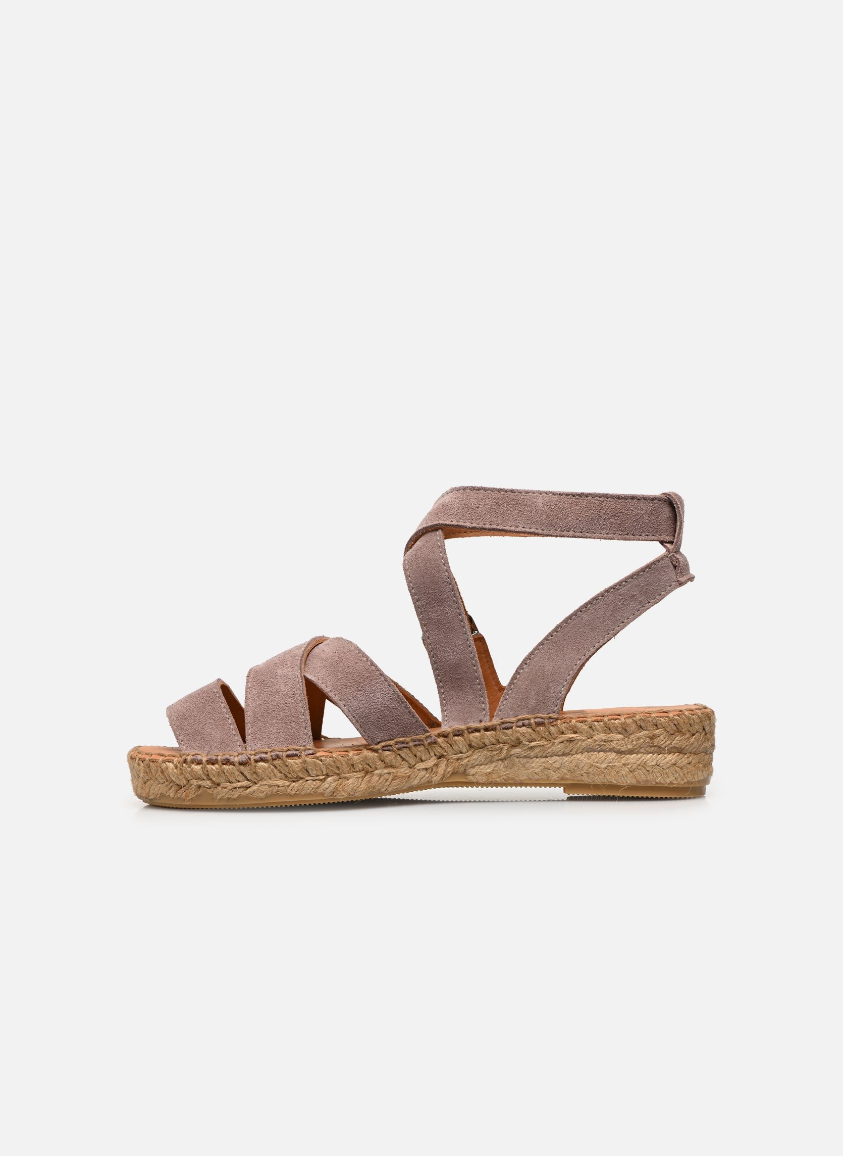 Platte espadrilles Borda dames roze Naguisa Platte espadrilles Borda dames roze PINK