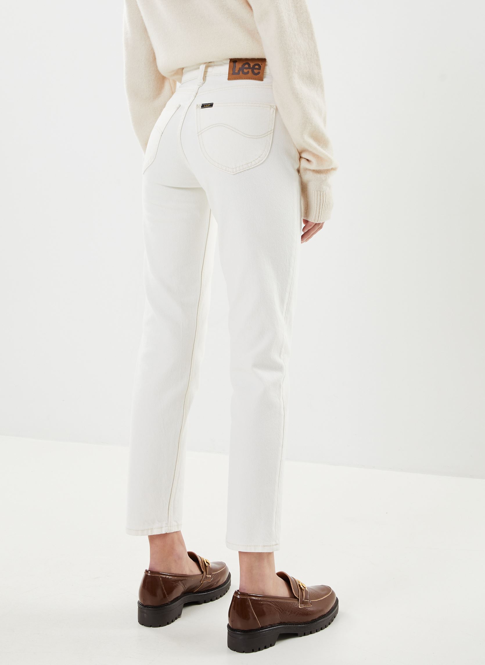 Jeans mom Carol femme blanc Lee Jeans mom Carol femme blanc CONCRETE WHITE