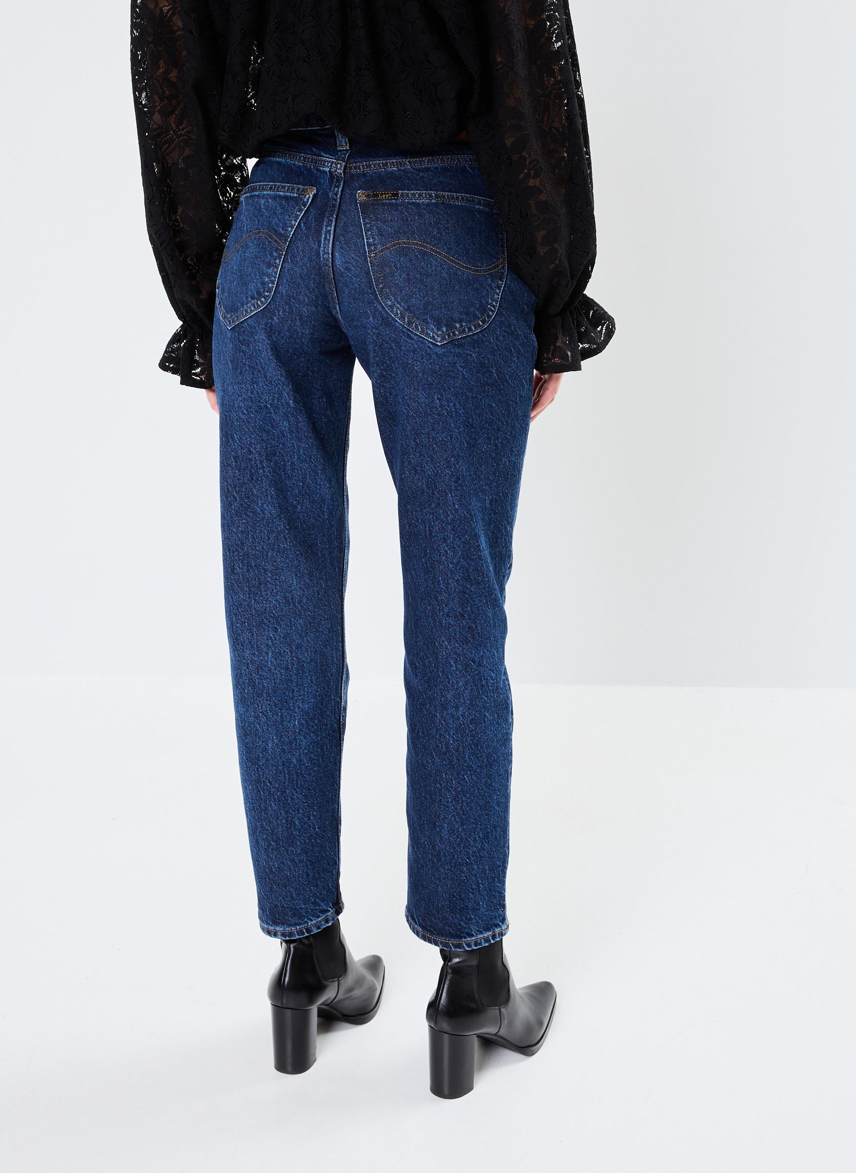 Jeans mom Carol femme bleu Lee Jeans mom Carol femme bleu DARK HUMOR