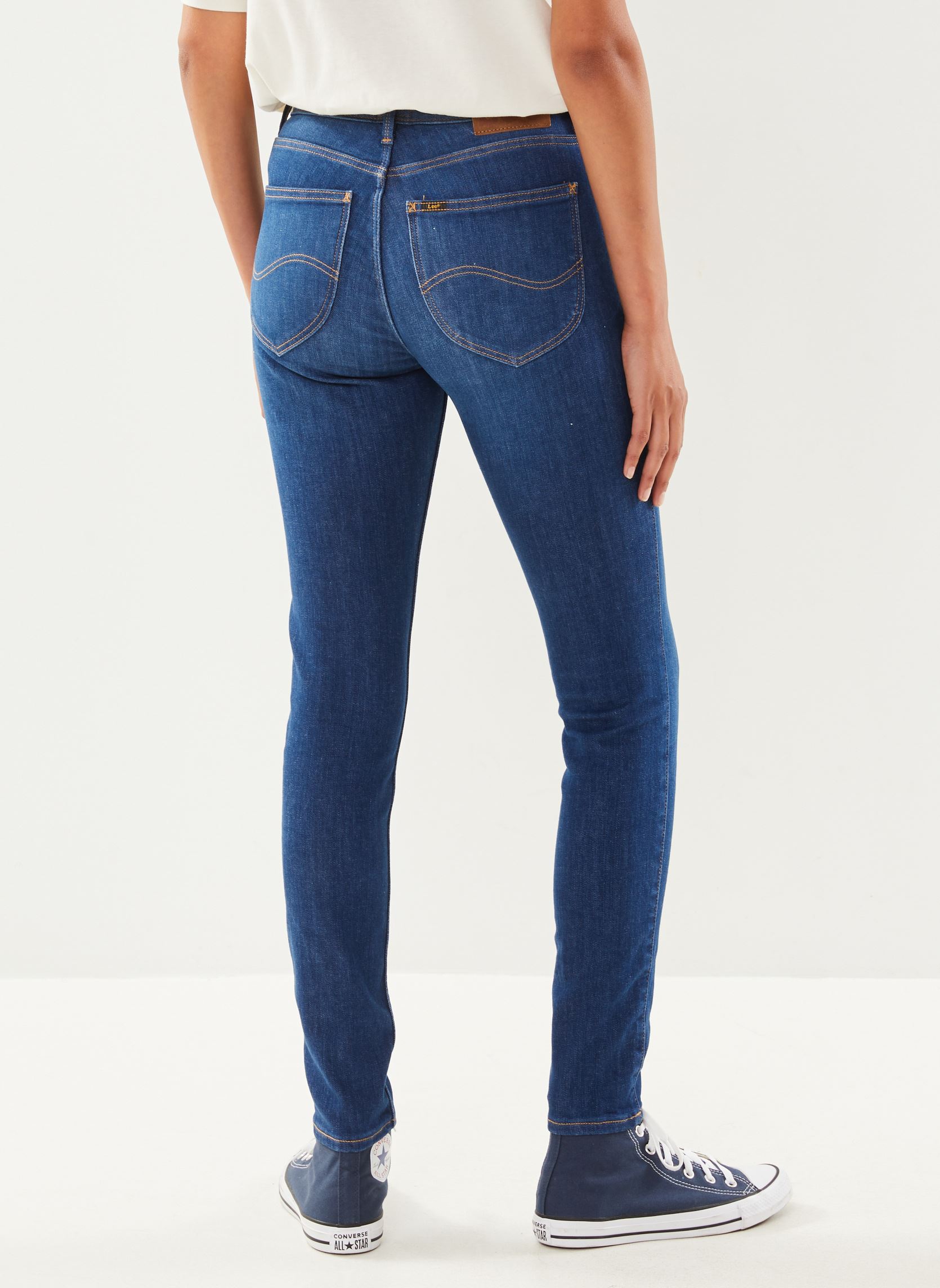 Jeans slim et skinny Scarlett High femme bleu Lee Jeans slim et skinny Scarlett High femme bleu NIGHT SKY
