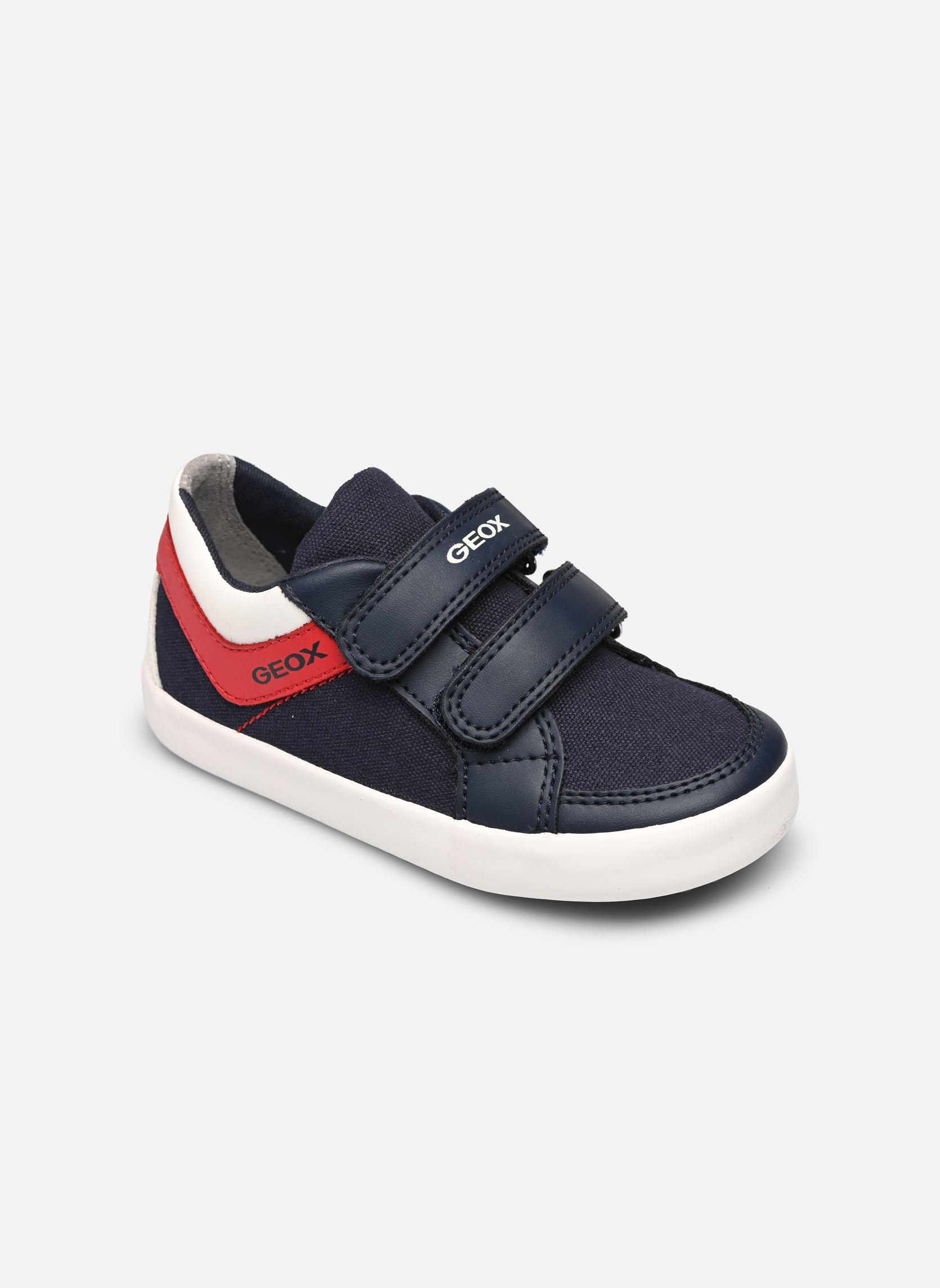 Niedrige Sneaker B Gisli Boy B151NB jungen blau Geox Niedrige Sneaker B Gisli Boy B151NB jungen blau NAVY/DK RED
