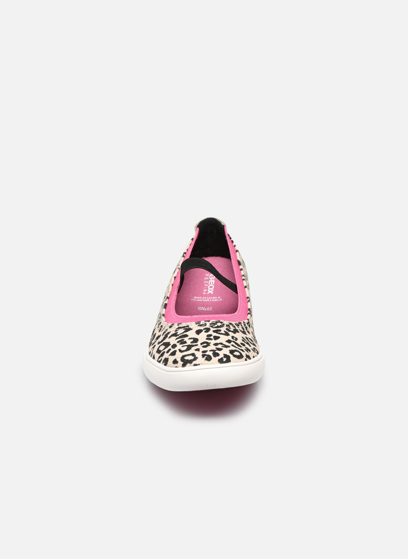 Ballerines J Gisli Girl J154NA fille beige Geox Ballerines J Gisli Girl J154NA fille beige Beige/black