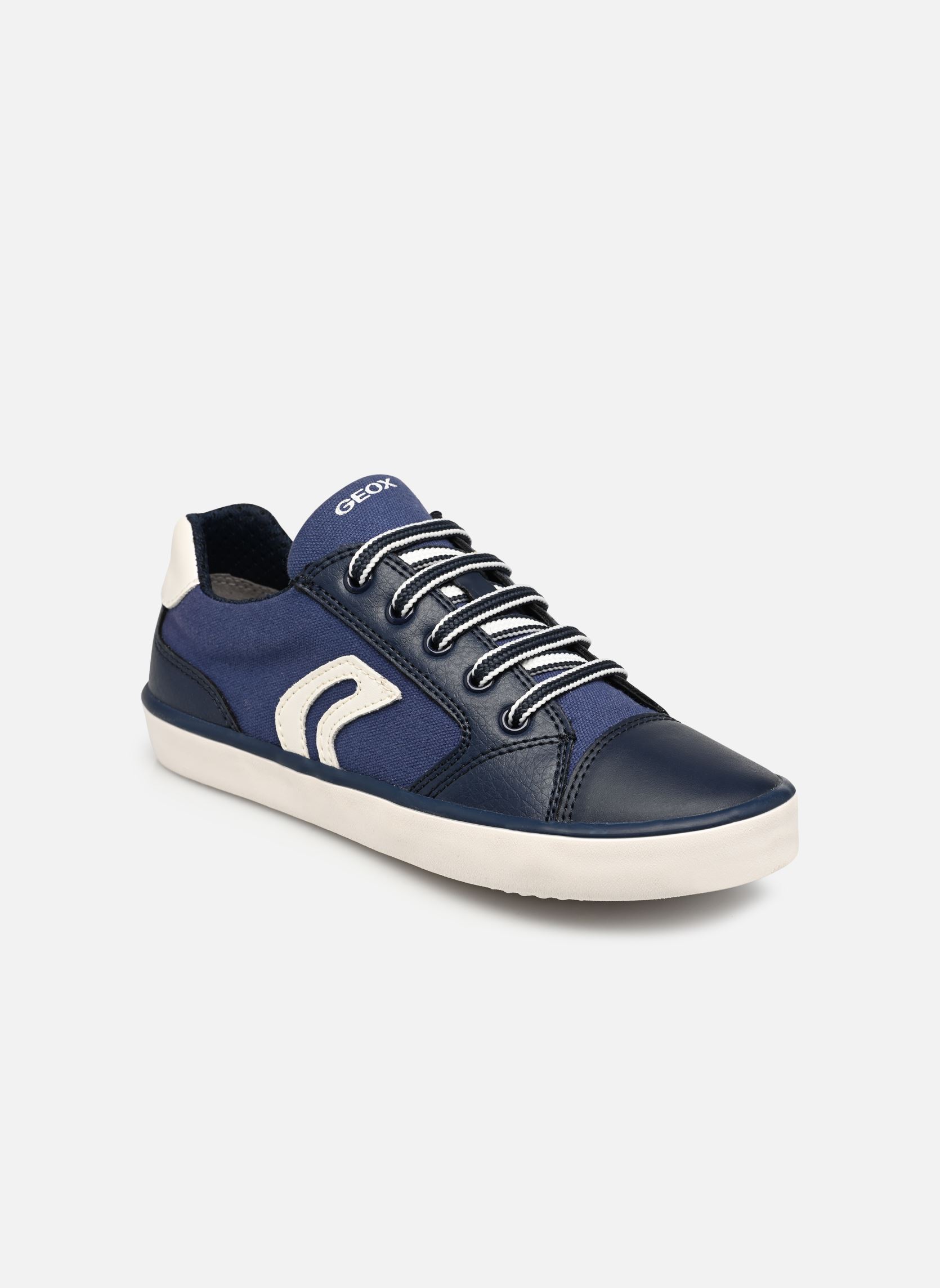 Baskets basses J Gisli Boy J155CD garçon bleu Geox Baskets basses J Gisli Boy J155CD garçon bleu Dk Blue/White