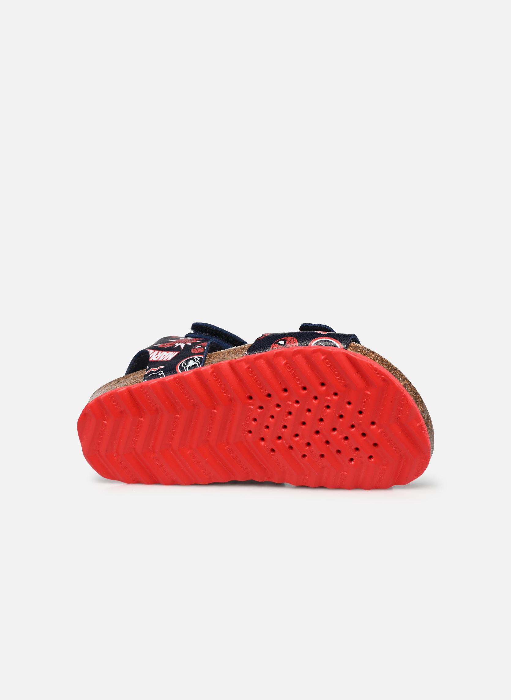 Sandales B Sandal Chalki Boy C bleu Geox Sandales B Sandal Chalki Boy C bleu Bleu marine Rouge foncé