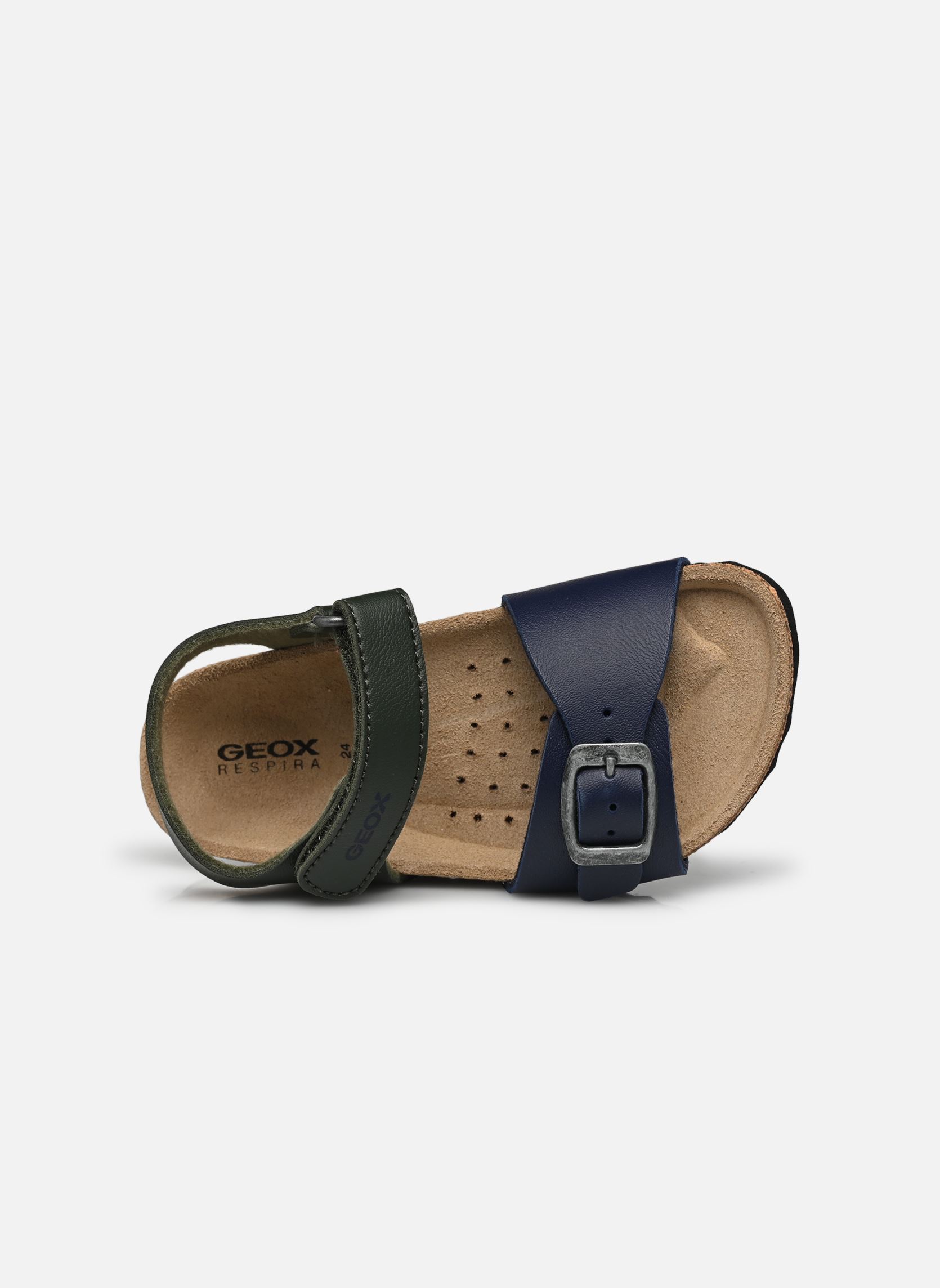 Sandales B Sandal Chalki Boy C vert Geox Sandales B Sandal Chalki Boy C vert Vert Fonce/Marine
