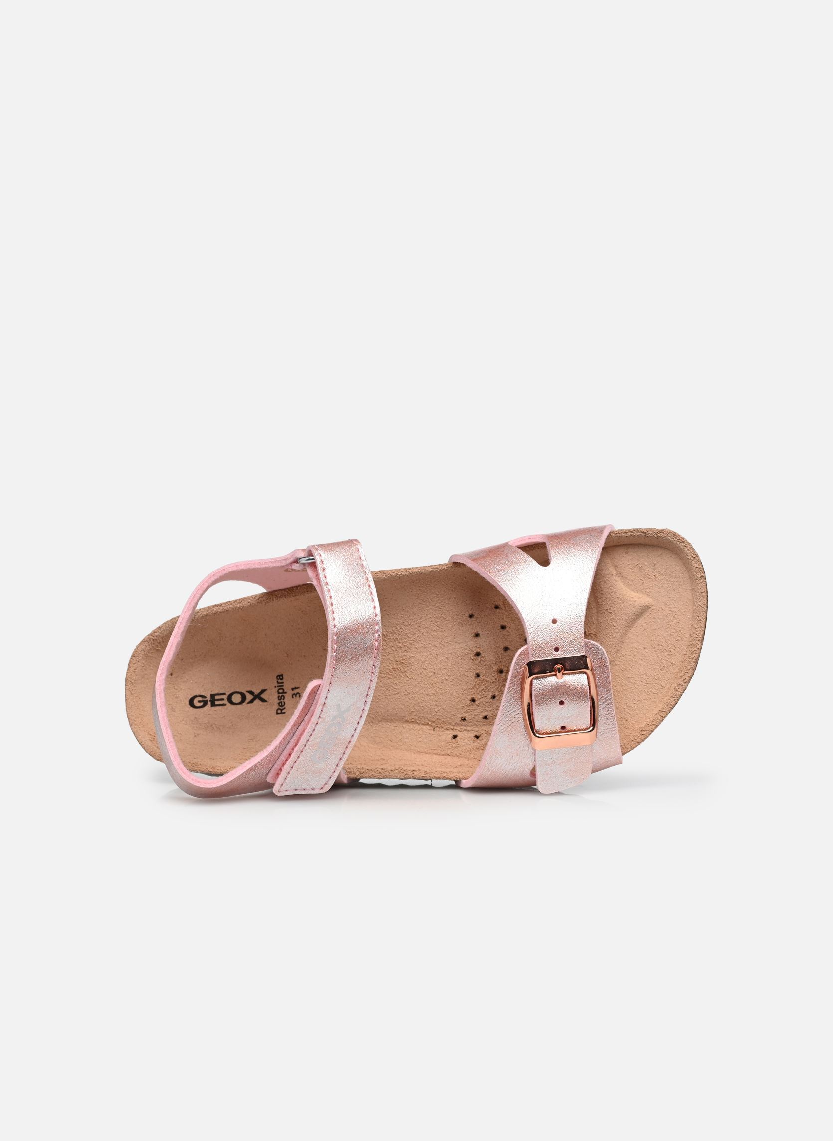 Sandalen J Adriel Girl J028MC mädchen silber Geox Sandalen J Adriel Girl J028MC mädchen silber rose 1
