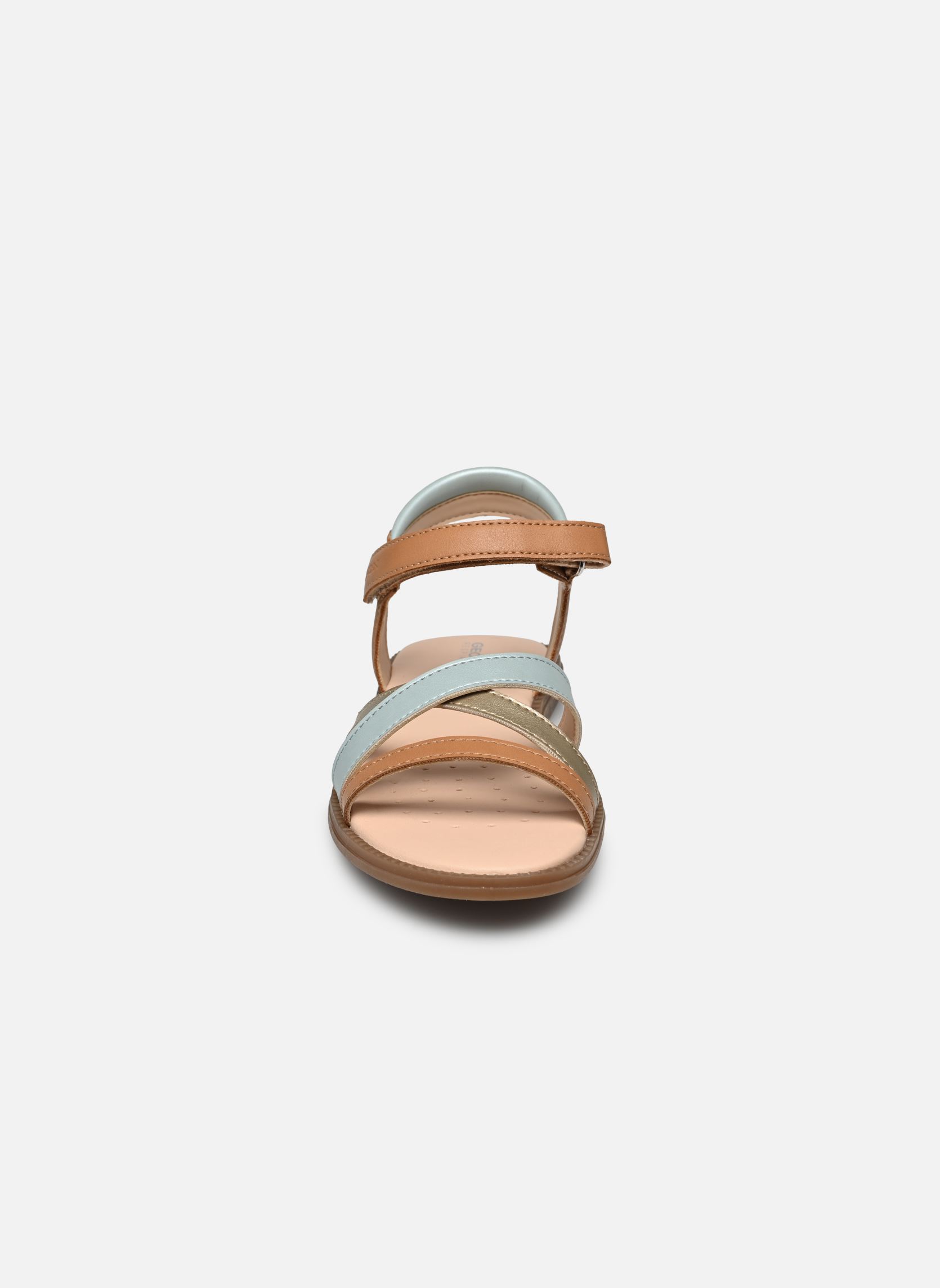 Sandales J Sandal Karly Girl J5235D fille marron Geox Sandales J Sandal Karly Girl J5235D fille marron Biscuit/Sage