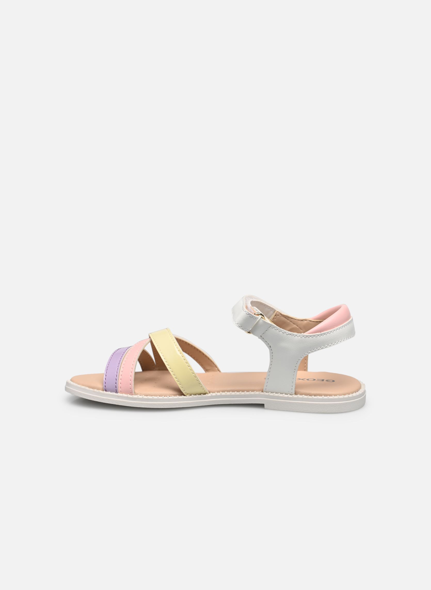 Sandalen J Sandal Karly Girl J5235D meisjes wit Geox Sandalen J Sandal Karly Girl J5235D meisjes wit White/lilac