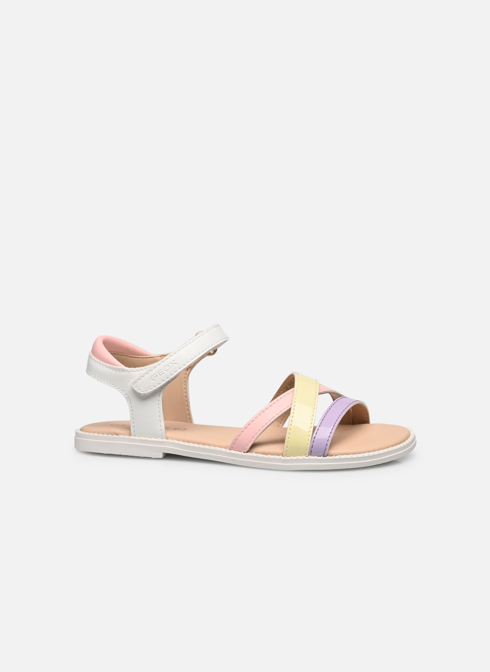 Sandalen J Sandal Karly Girl J5235D meisjes wit Geox Sandalen J Sandal Karly Girl J5235D meisjes wit White/lilac
