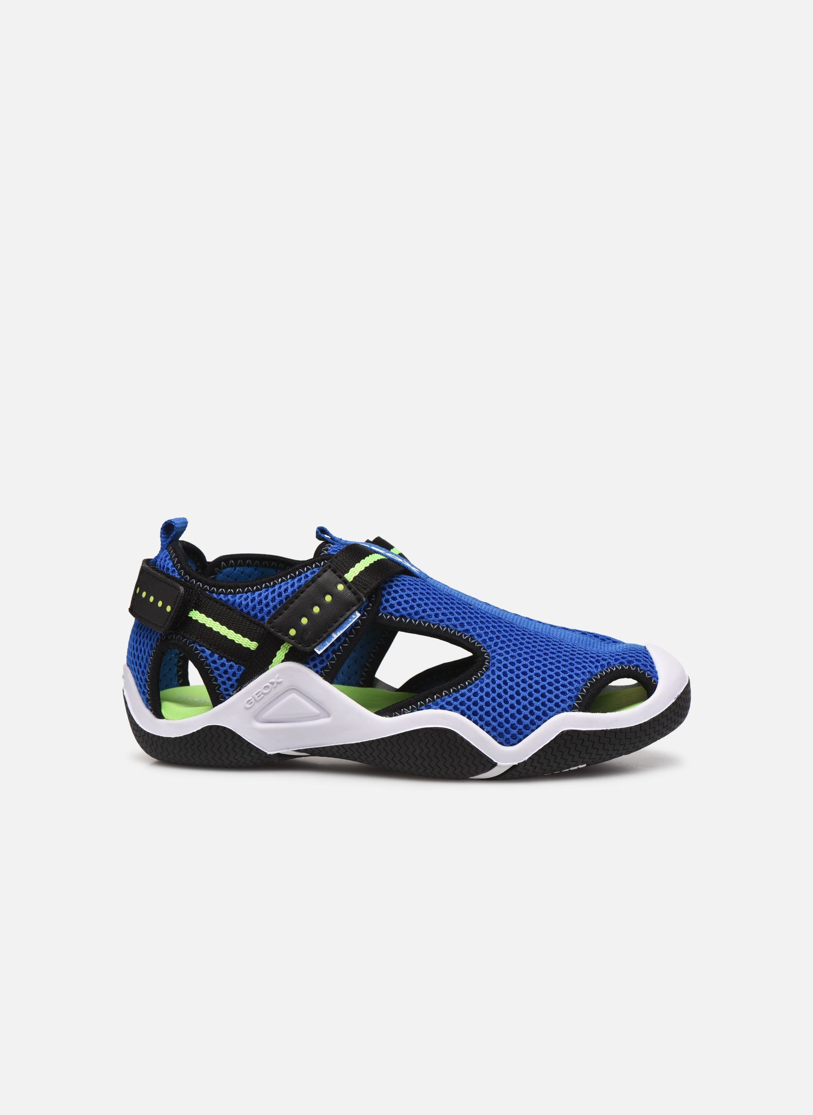 Sandalen Jr Wader J1530A jungen blau Geox Sandalen Jr Wader J1530A jungen blau ROYAL/FLUOGREEN