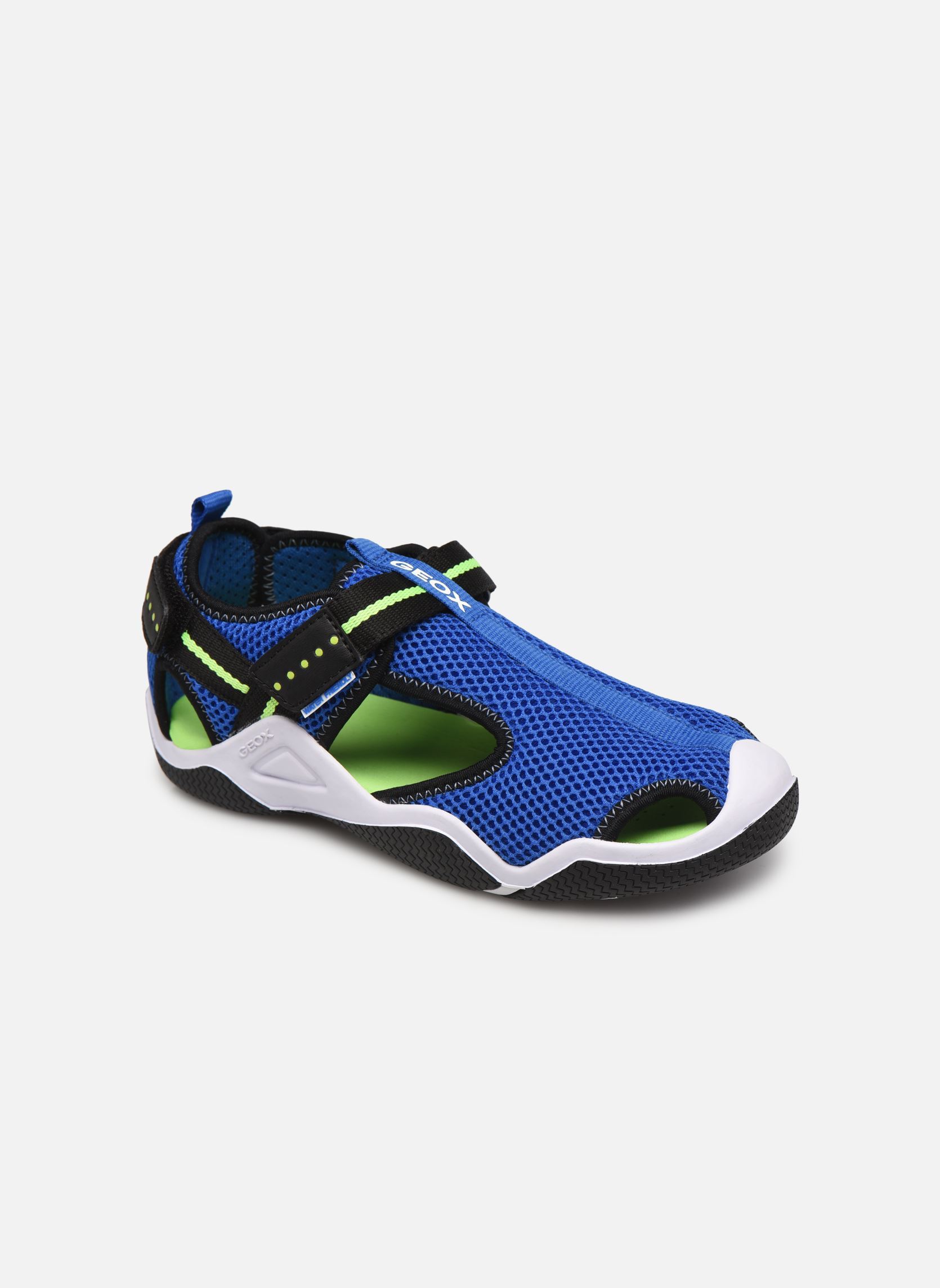Sandalen Jr Wader J1530A jungen blau Geox Sandalen Jr Wader J1530A jungen blau ROYAL/FLUOGREEN