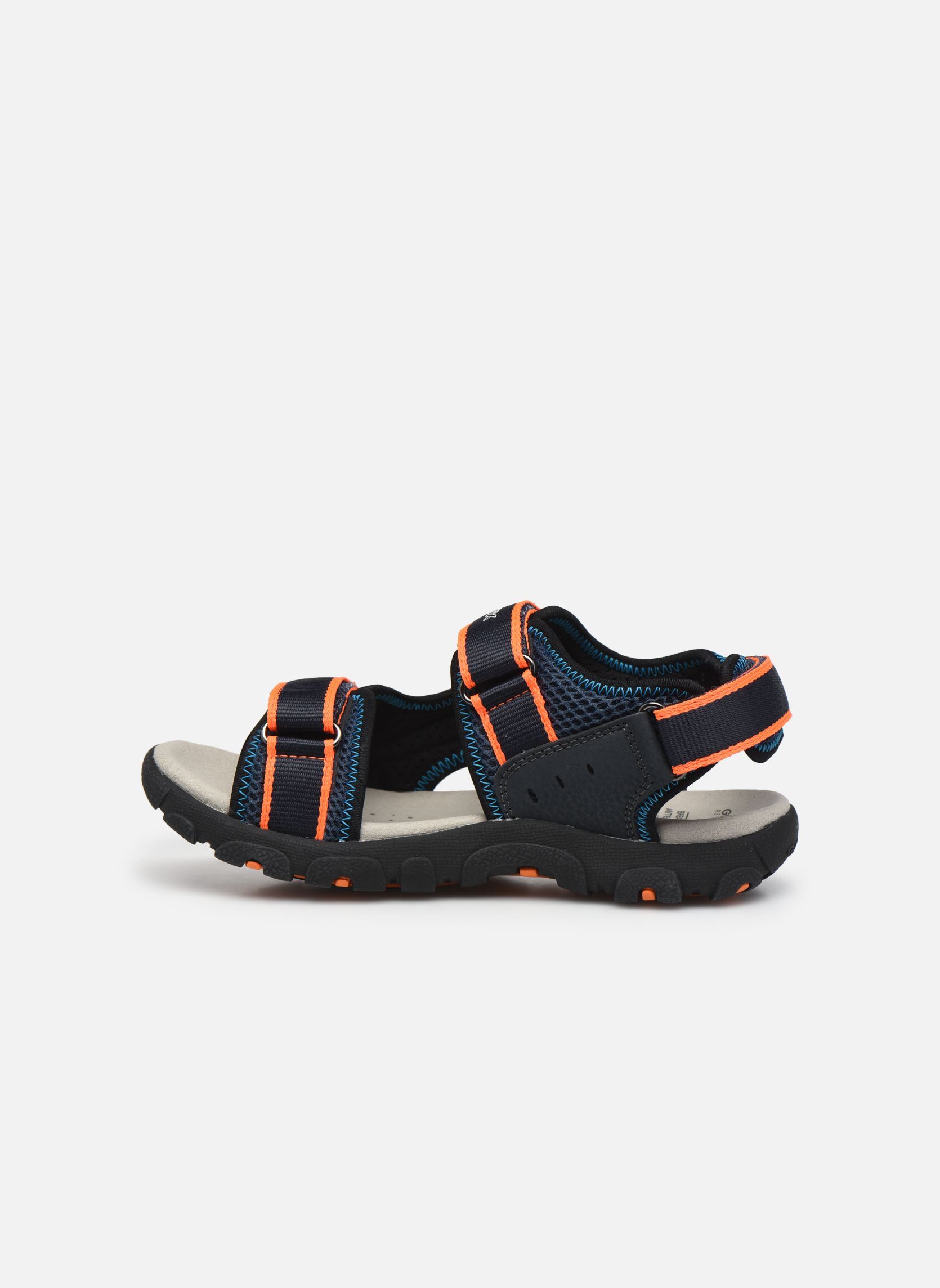 Sandales Jr Sandal Strada J1524A garçon bleu Geox Sandales Jr Sandal Strada J1524A garçon bleu Navy/Fluo Orange