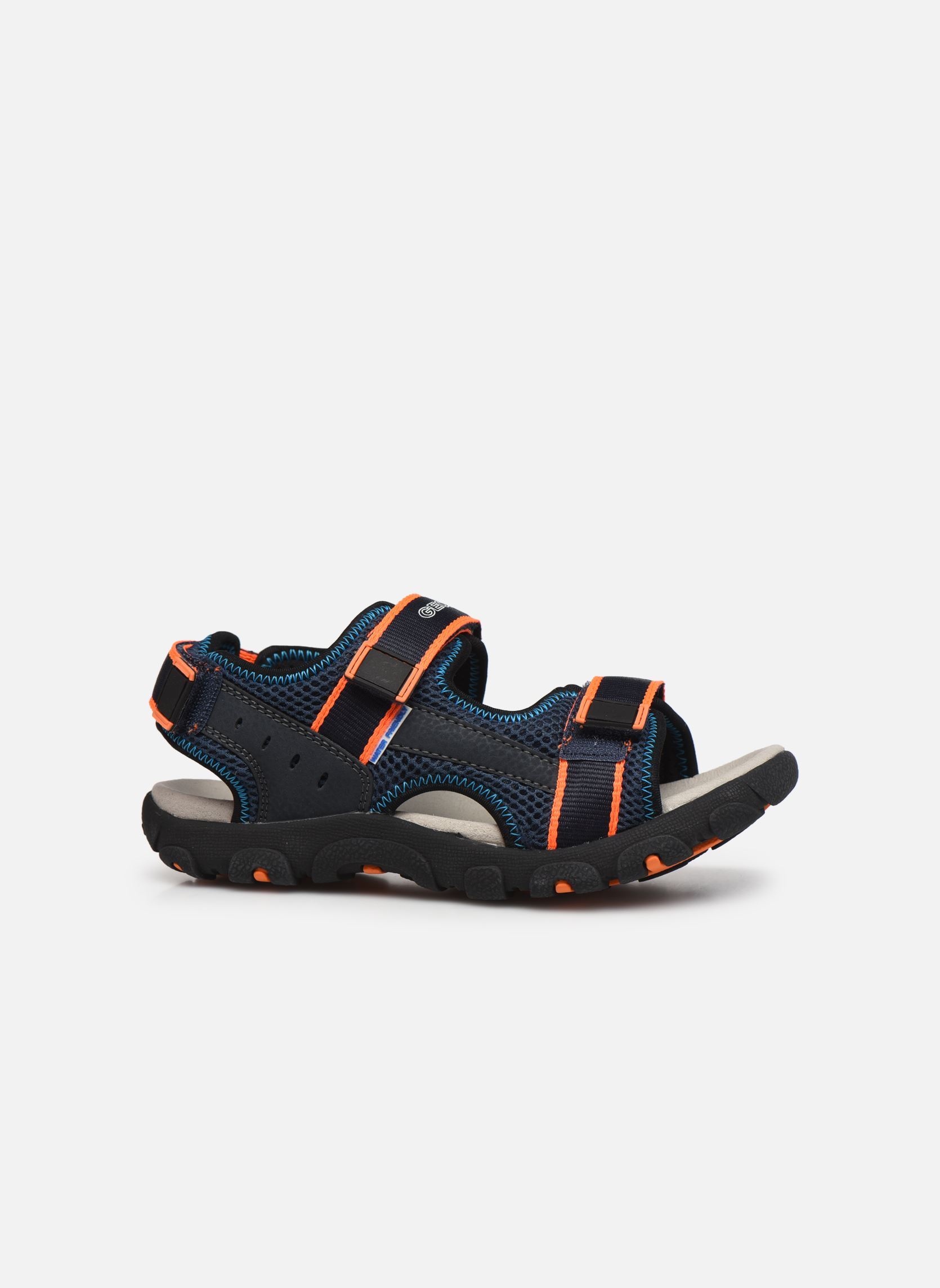 Sandales Jr Sandal Strada J1524A garçon bleu Geox Sandales Jr Sandal Strada J1524A garçon bleu Navy/Fluo Orange