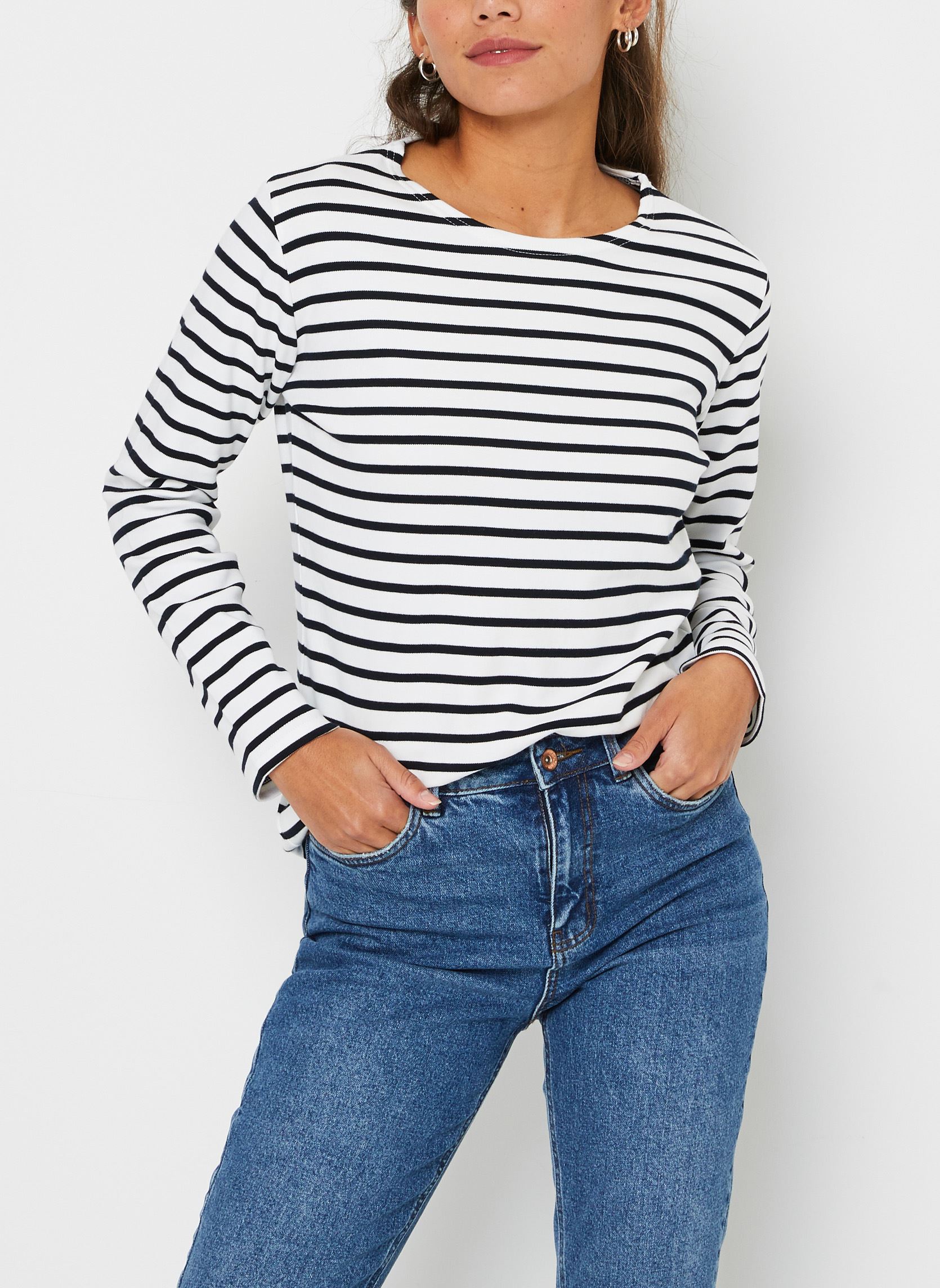 Tee-shirts Marinière ''Lesconil'' Femme femme multicolore Armor Lux Tee-shirts Marinière ''Lesconil'' Femme femme multicolore Blanc Rich navy