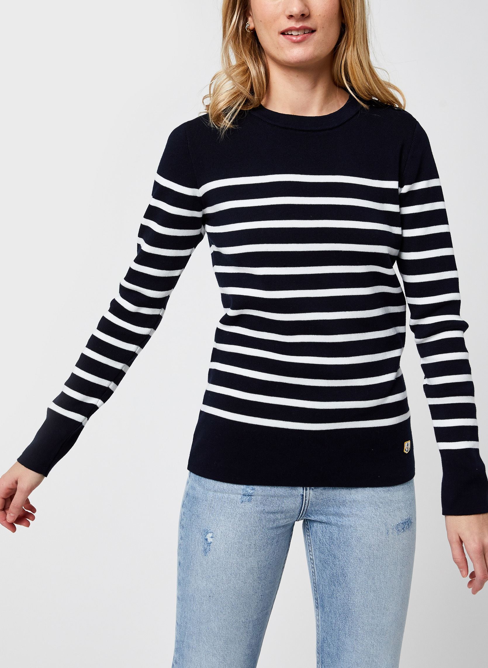 Armor lux, Heren-pullover eenkleurig Fouesnant - Small