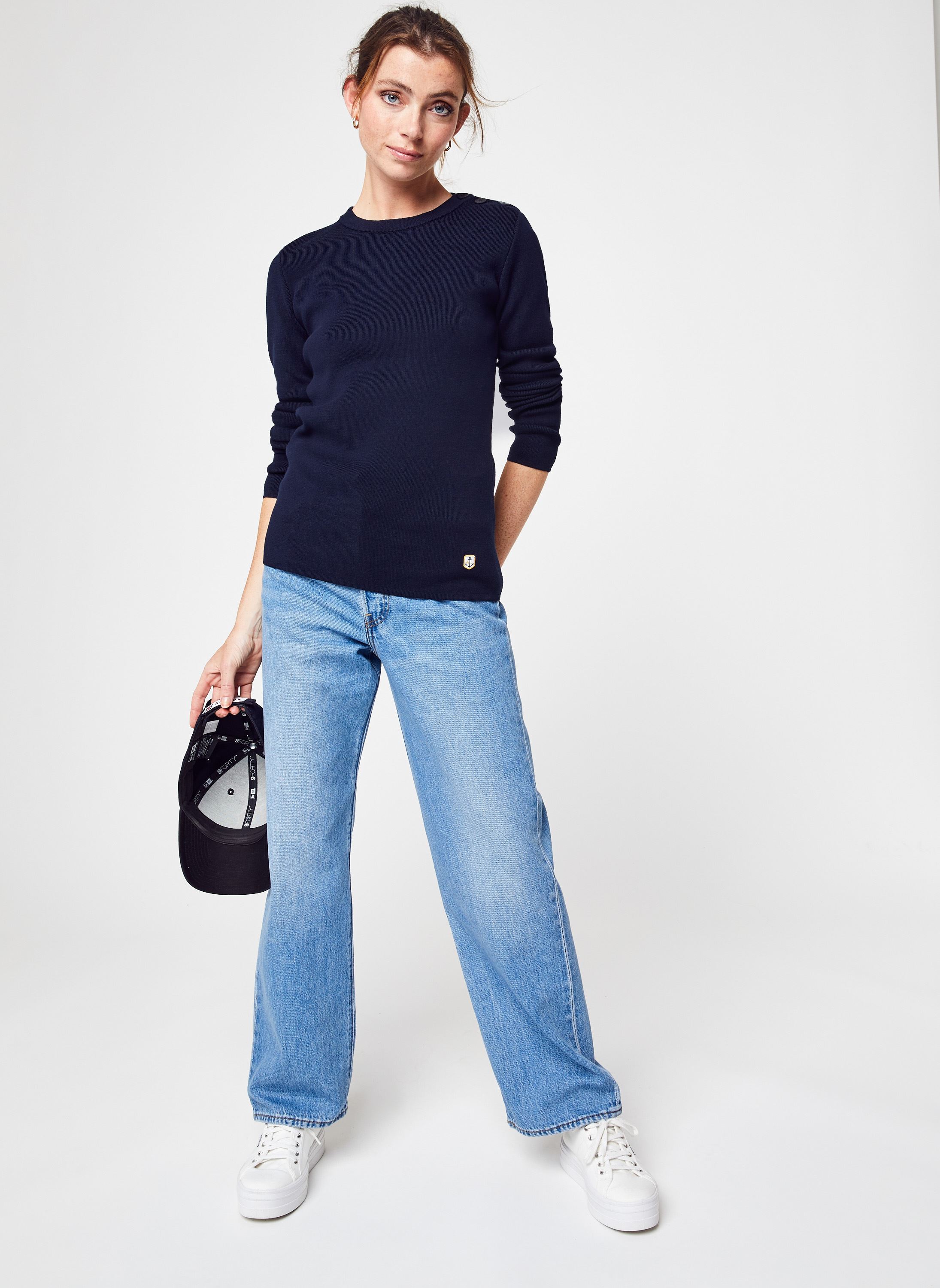 Truien Pull Marin ''Groix'' Femme dames blauw Armor Lux Truien Pull Marin ''Groix'' Femme dames blauw D85 Rich Navy