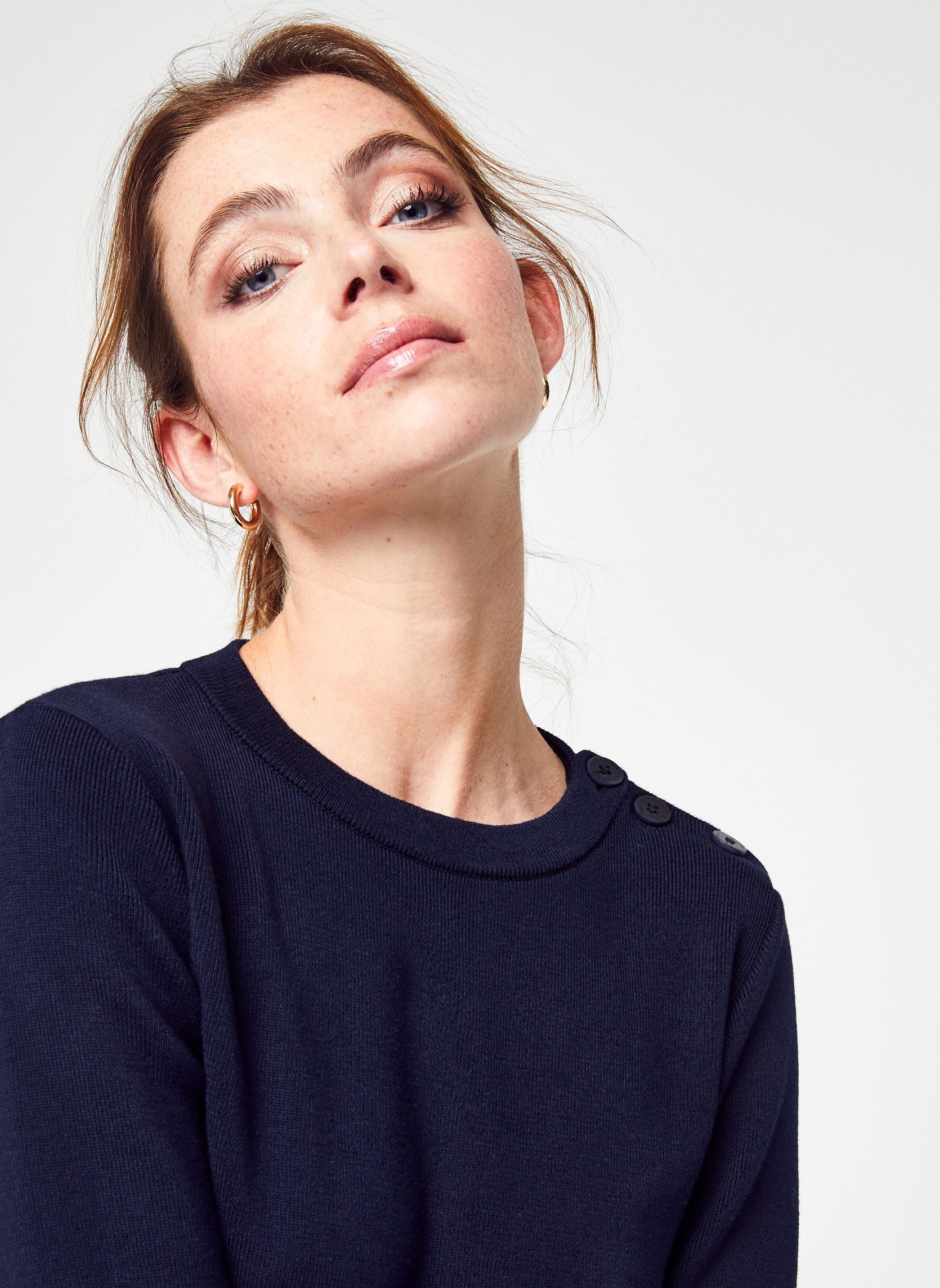 Truien Pull Marin ''Groix'' Femme dames blauw Armor Lux Truien Pull Marin ''Groix'' Femme dames blauw D85 Rich Navy
