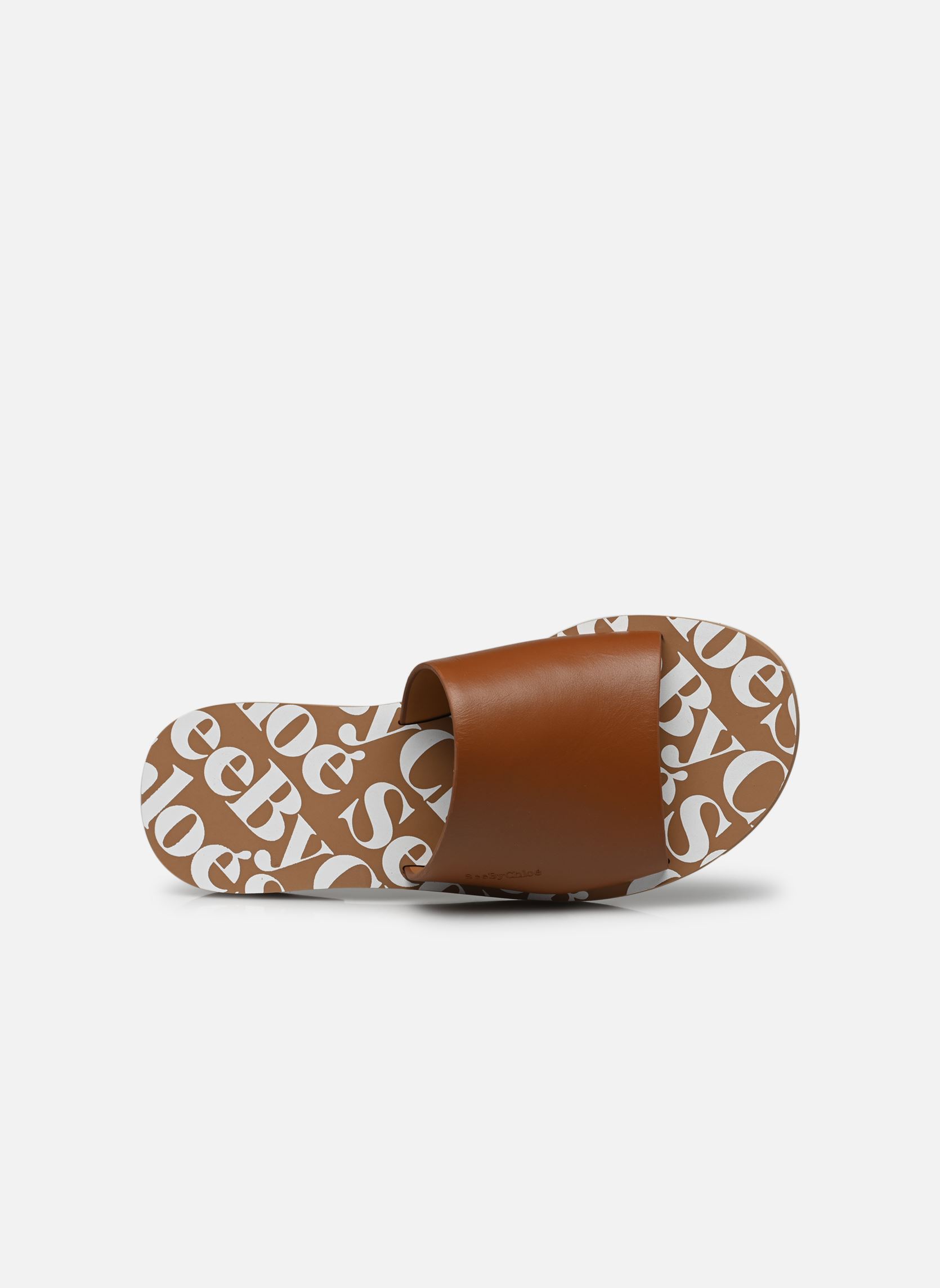 Pantoletten Essie Slide damen braun See by Chloé Pantoletten Essie Slide damen braun TAN