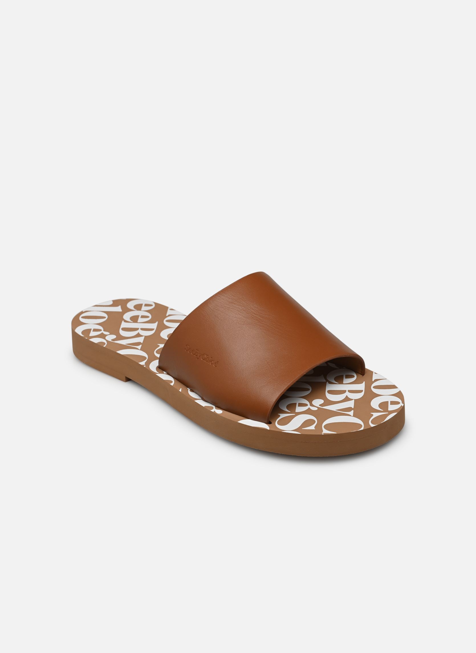 Pantoletten Essie Slide damen braun See by Chloé Pantoletten Essie Slide damen braun TAN