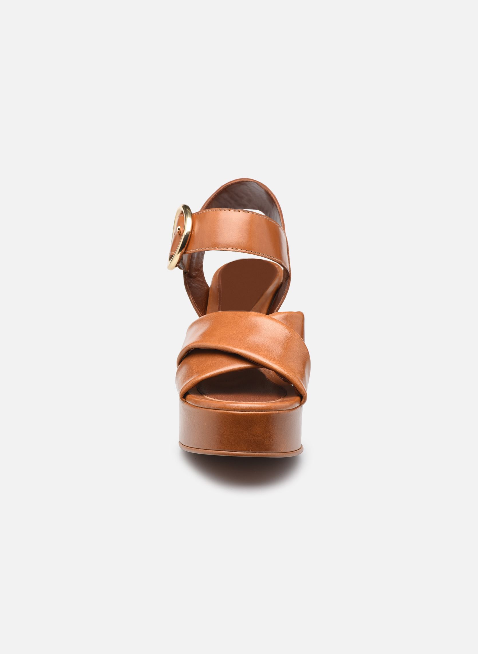 Sandales Lyna High Sandals femme marron See by Chloé Sandales Lyna High Sandals femme marron LIGHT/PASTEL BROWN