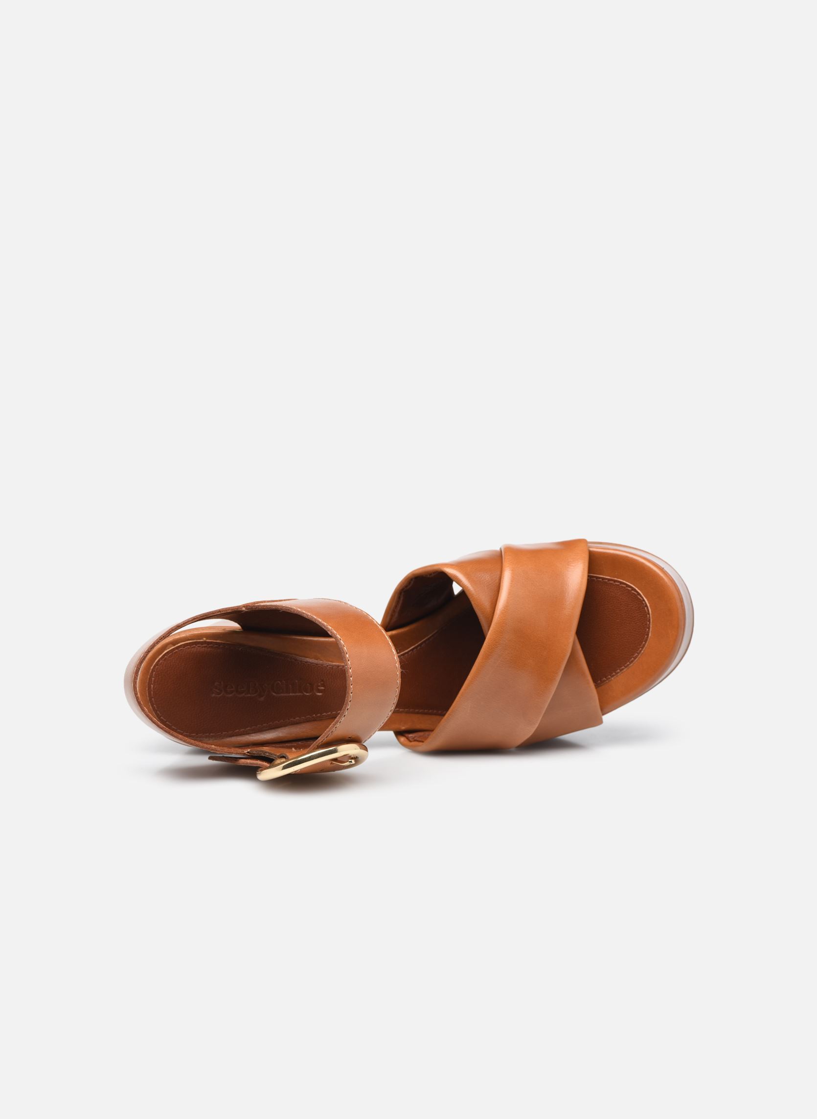 Sandales Lyna High Sandals femme marron See by Chloé Sandales Lyna High Sandals femme marron LIGHT/PASTEL BROWN