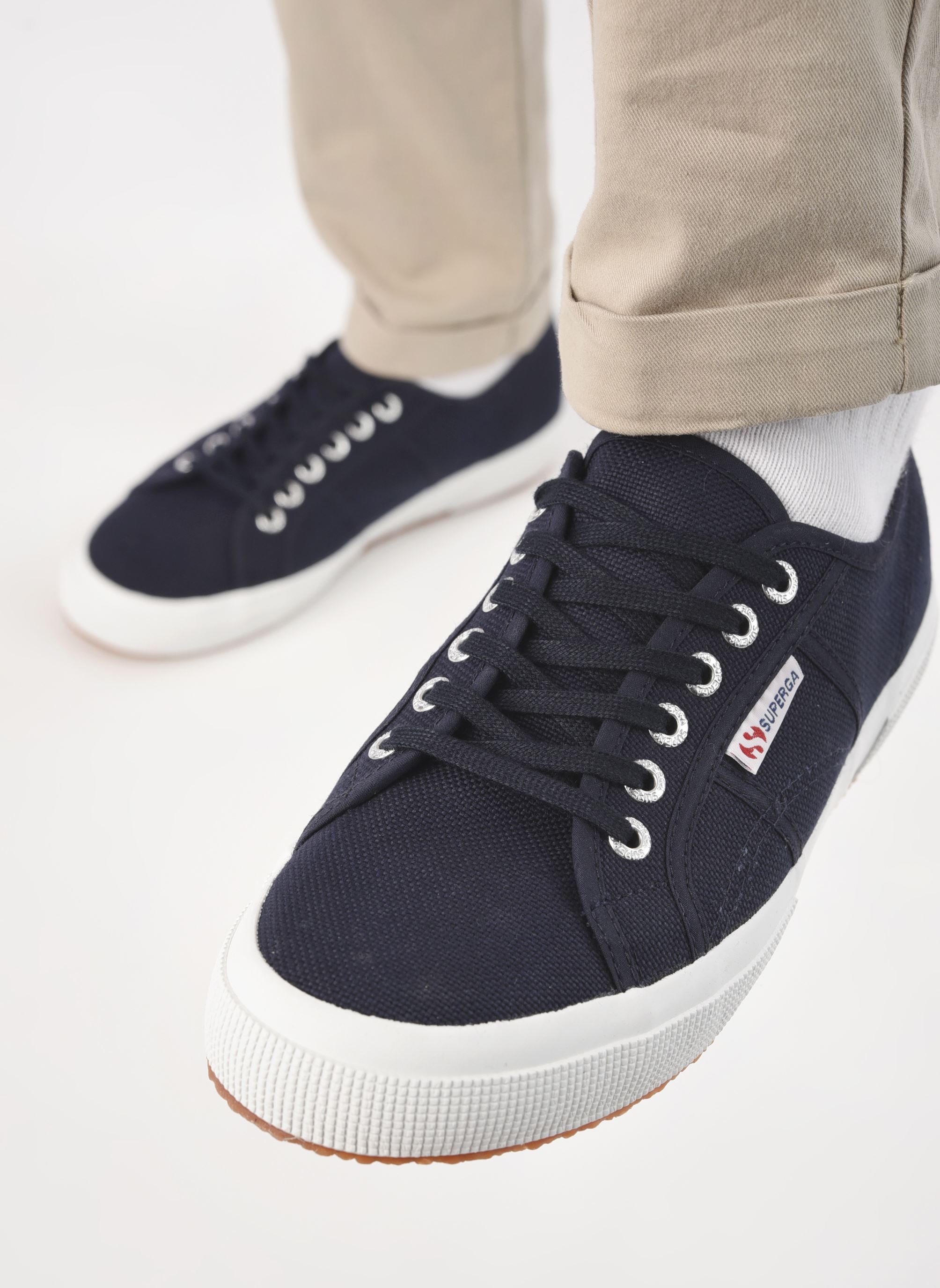 Baskets toile 2750 Cotu Classic Coton M homme bleu Superga Baskets toile 2750 Cotu Classic Coton M homme bleu NAVY WHITE