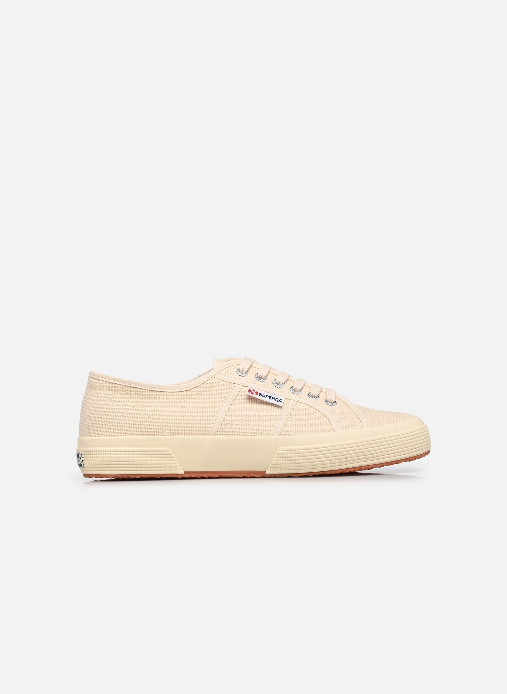 Print sneakers 2750 Cotu Classic Coton M heren beige Superga Print sneakers 2750 Cotu Classic Coton M heren beige BEIGE RAW-OFF WHITE