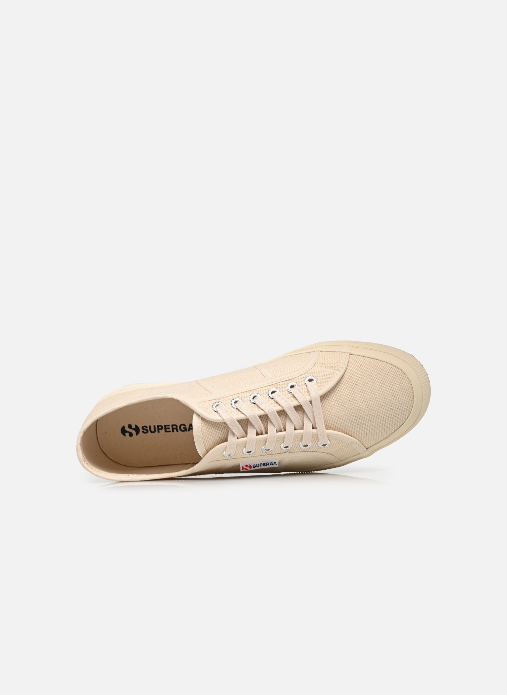 Print sneakers 2750 Cotu Classic Coton M heren beige Superga Print sneakers 2750 Cotu Classic Coton M heren beige BEIGE RAW-OFF WHITE