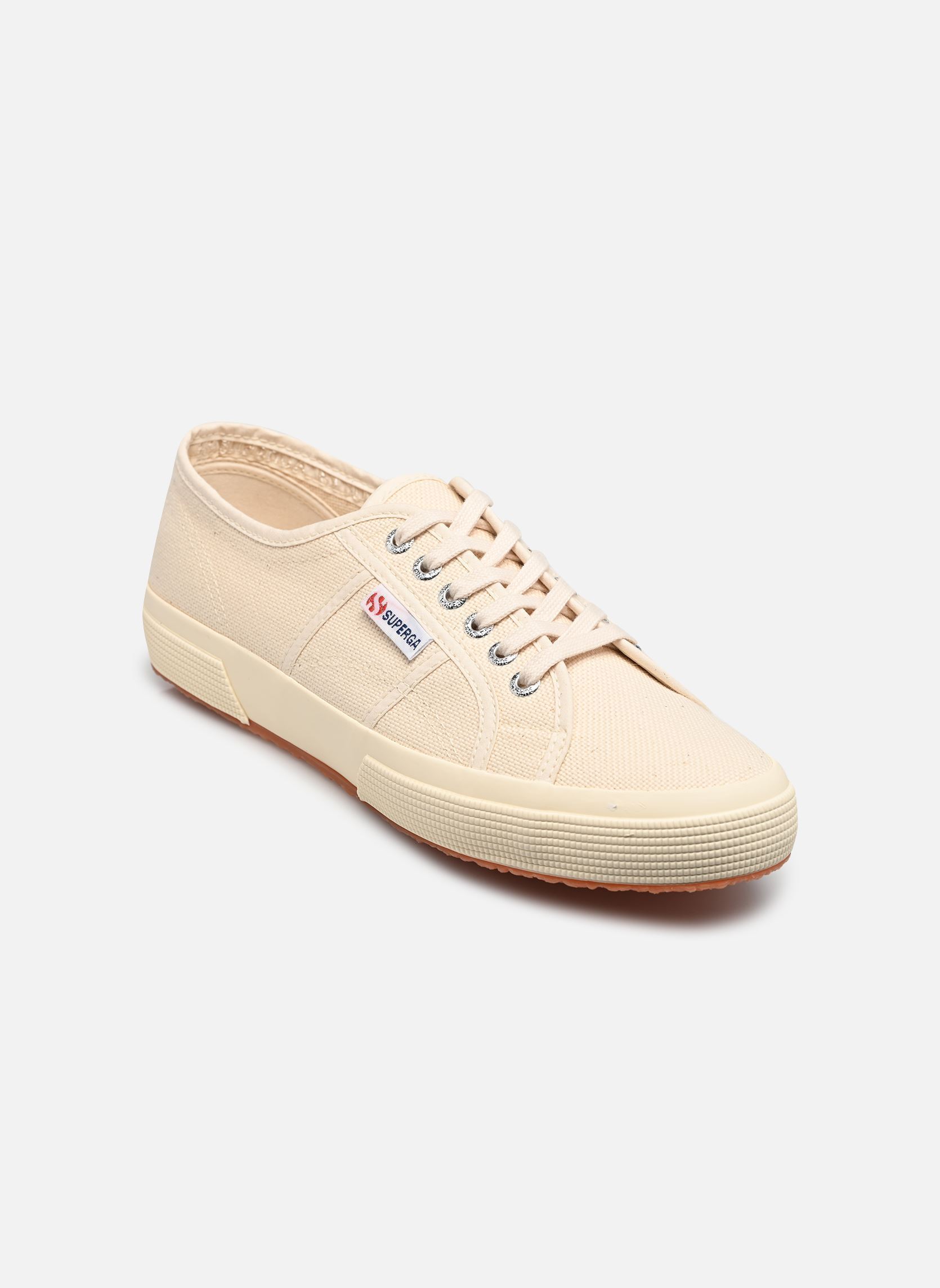 Print sneakers 2750 Cotu Classic Coton M heren beige Superga Print sneakers 2750 Cotu Classic Coton M heren beige BEIGE RAW-OFF WHITE