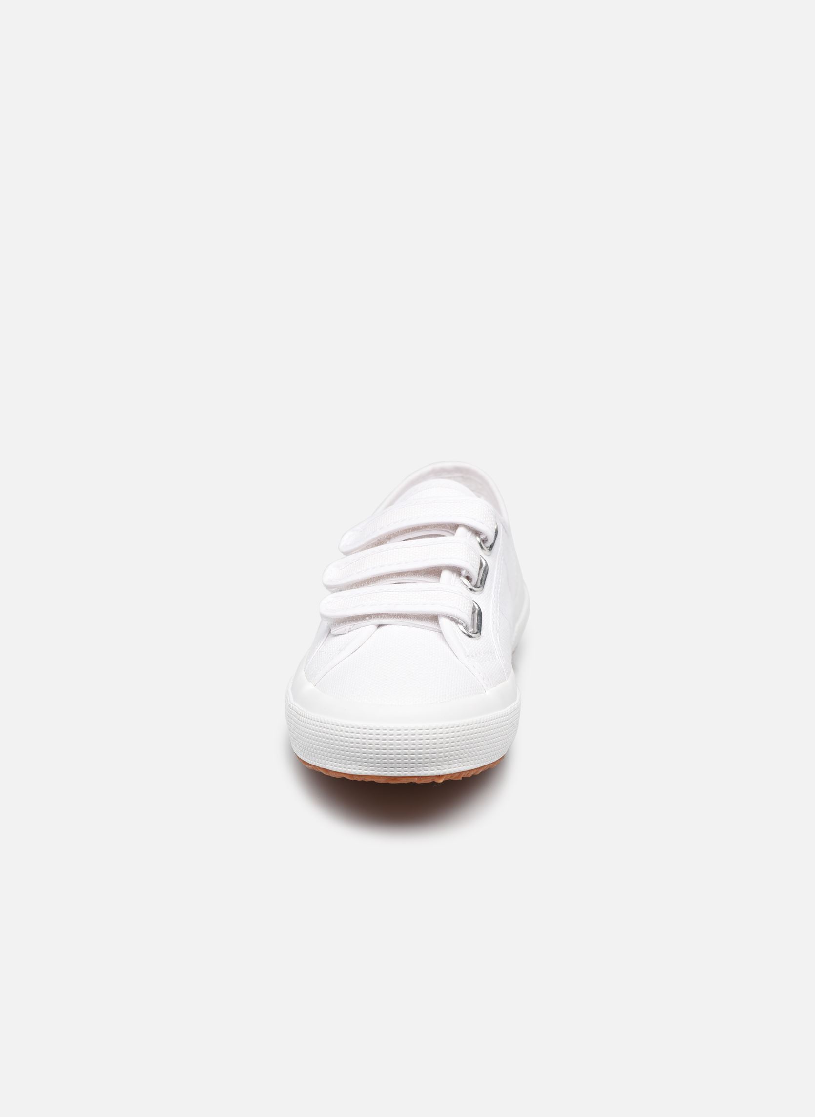 Baskets toile 2750 Cot 3 Strapu Coton blanc Superga Baskets toile 2750 Cot 3 Strapu Coton blanc WHITE